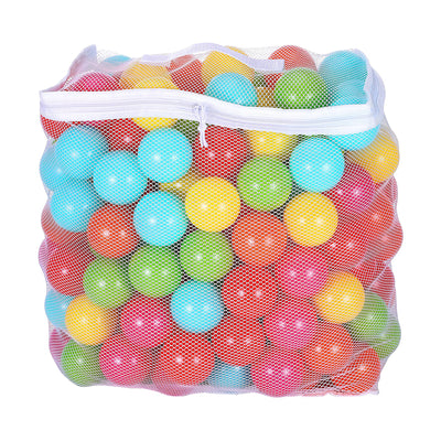 BalanceFrom Fitness 2.3 In Crush Proof Play Pit Balls w/ Storage Bag, Multicolor
