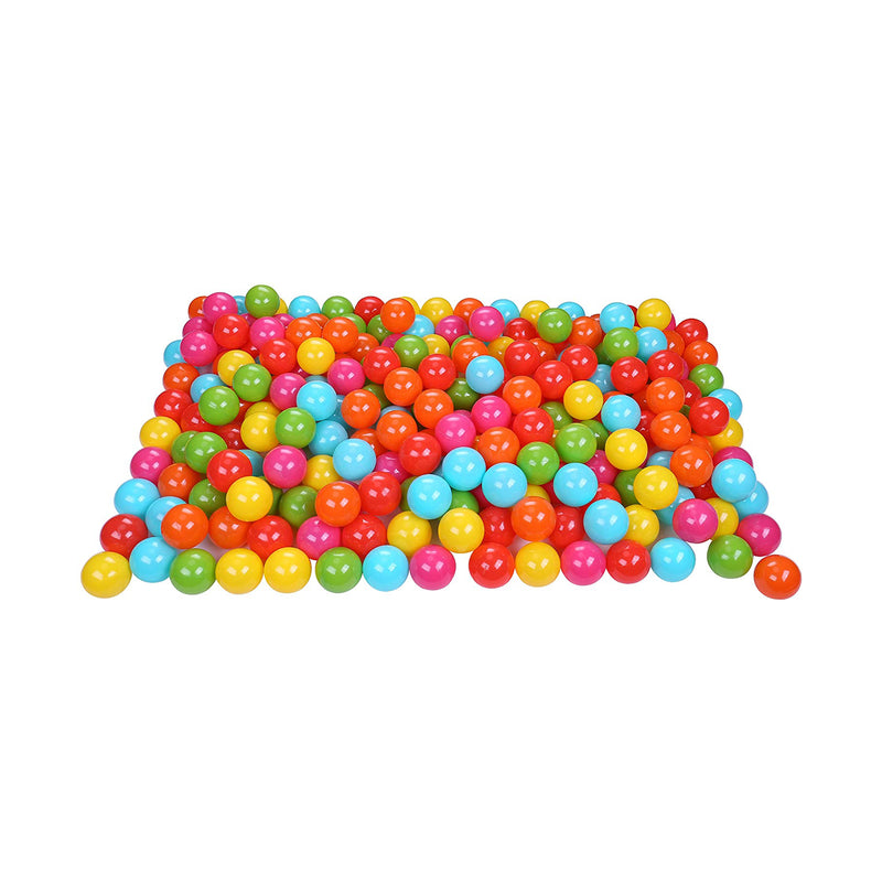 BalanceFrom Fitness 2.3 In Crush Proof Play Pit Balls w/ Storage Bag, Multicolor