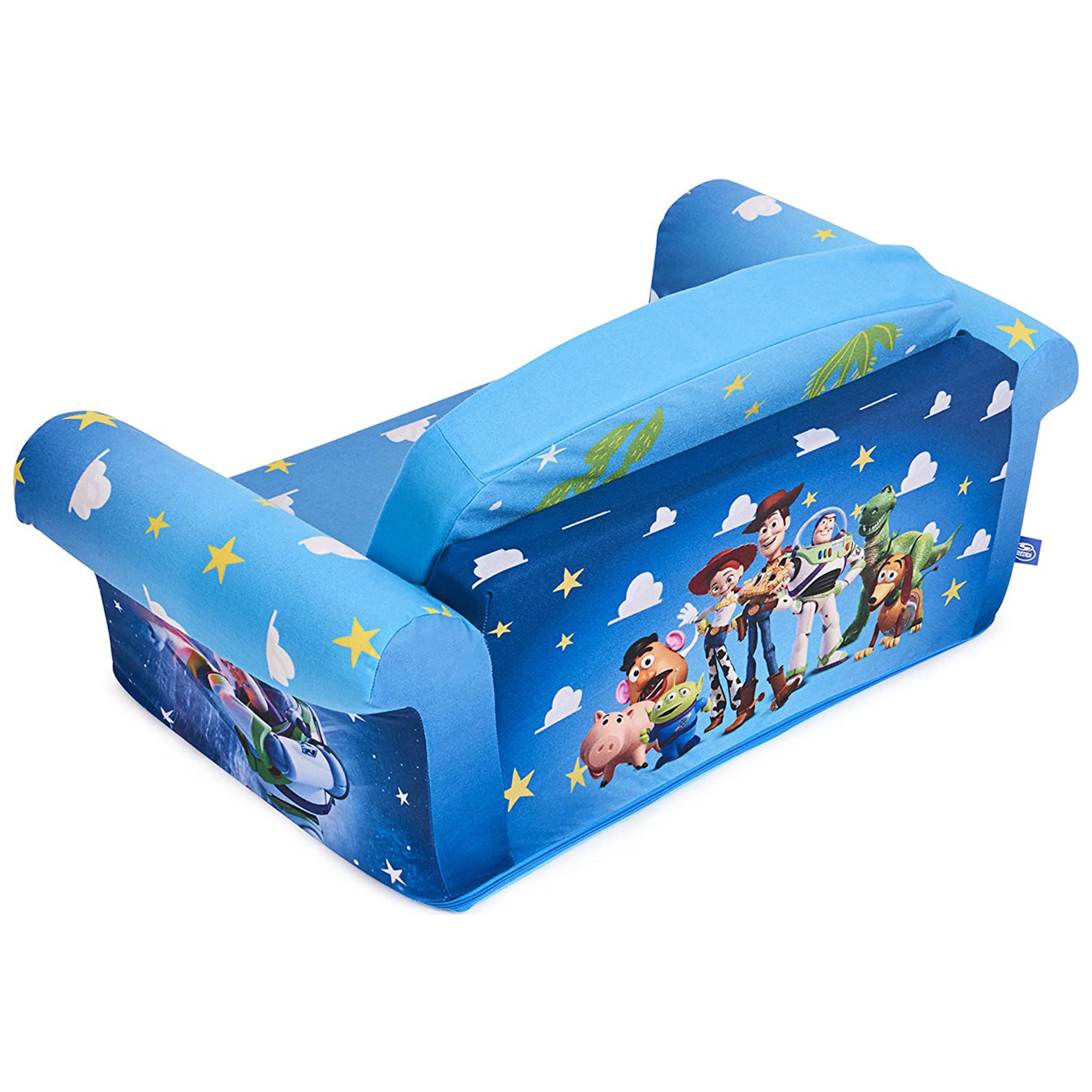 Marshmallow Furniture Kids 2-in-1 Flip Open Foam Compressed Sofa Bed, Toy Story - VMInnovations