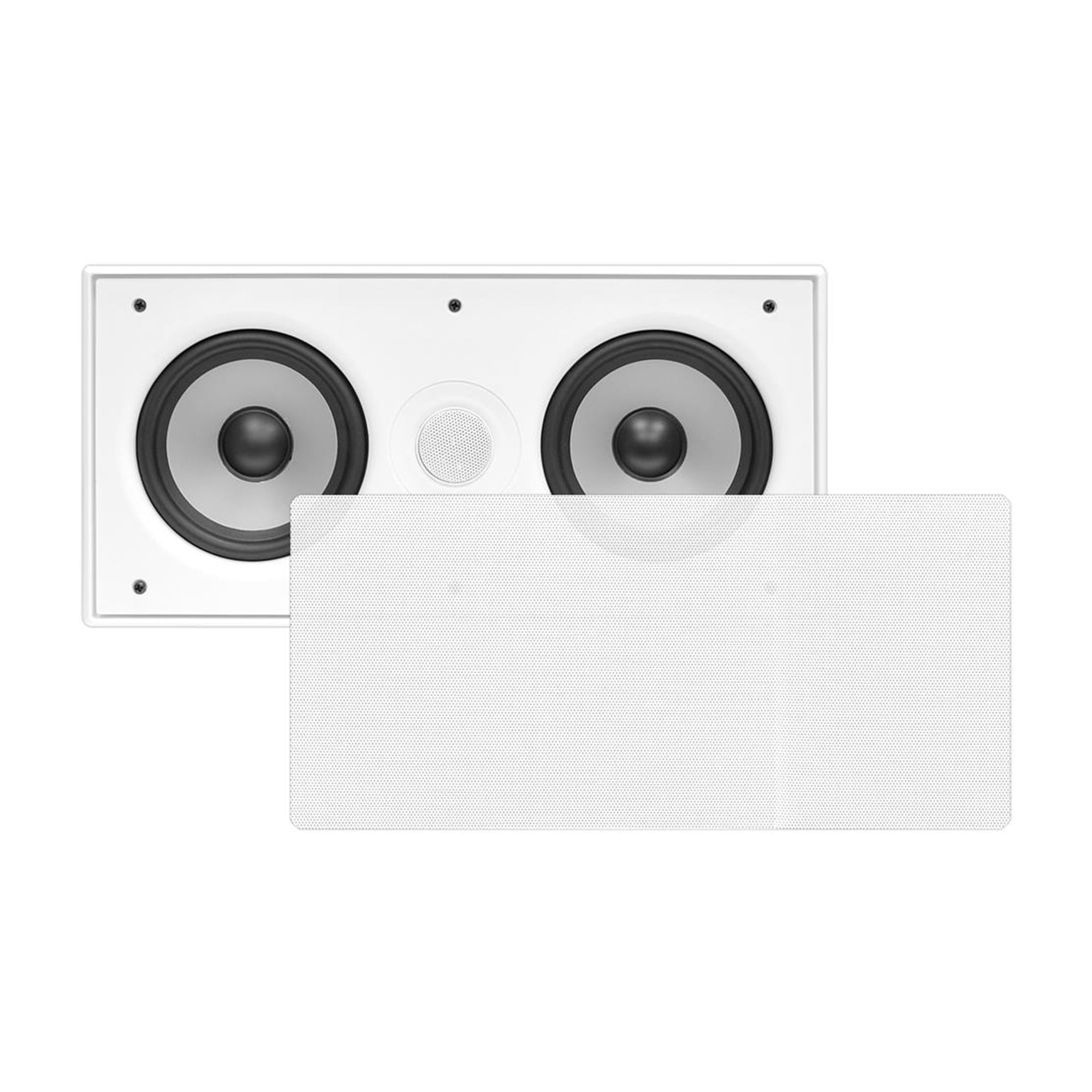 Pyle PDIWCS56 5.25" 300 W In Wall and Ceiling Speaker White Single Unit, 2-Way
