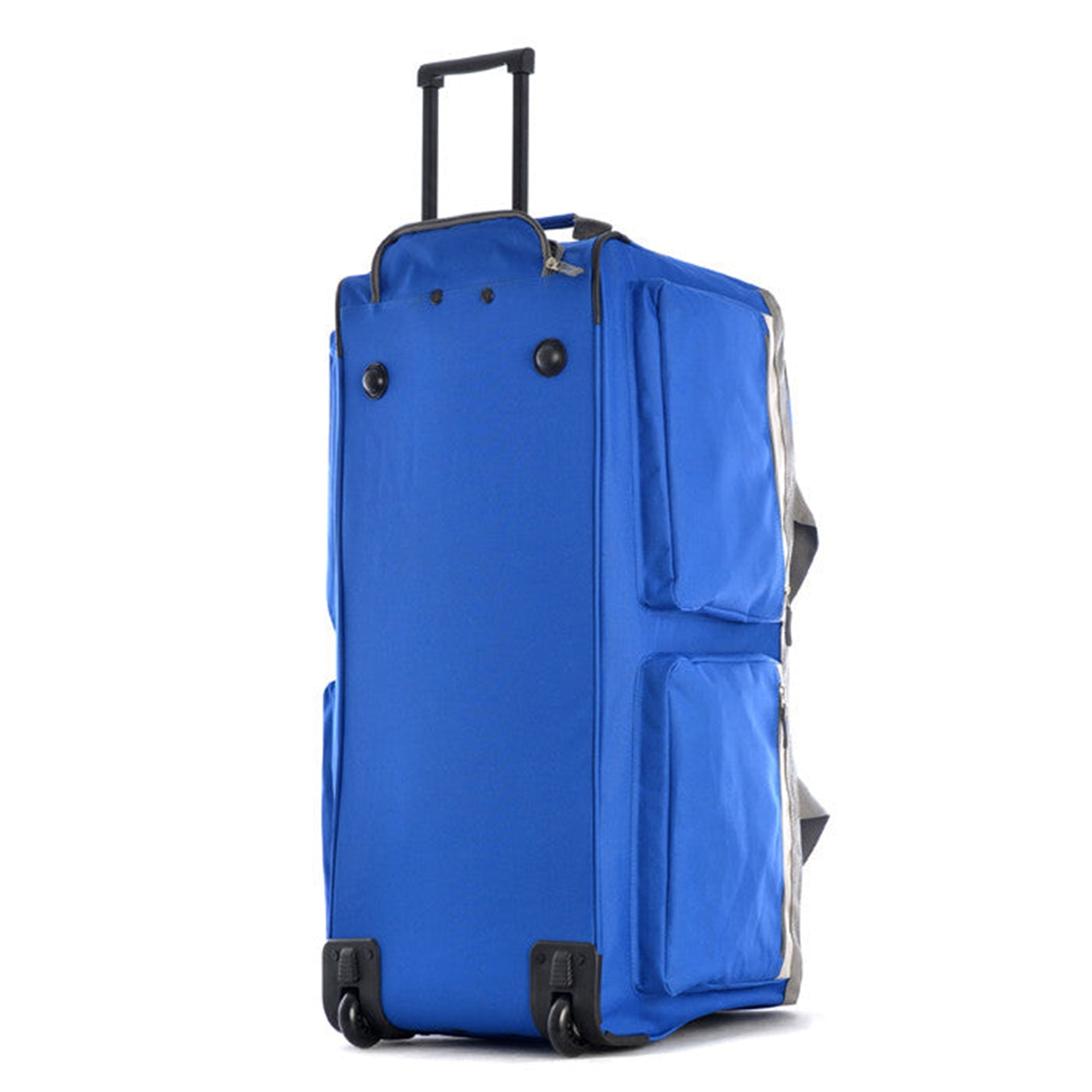 Olympia 29" 8 Pocket U Shape Rolling Duffel Bag w/ Handle, Blue (Open Box) - VMInnovations