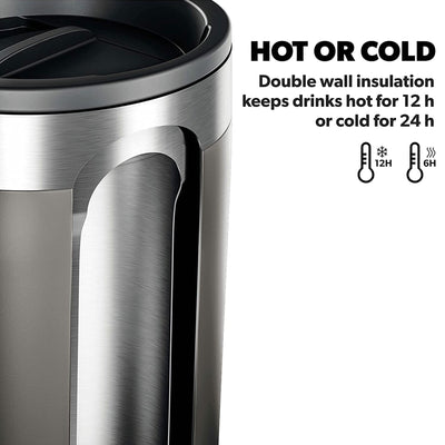 Dometic Thermo 11 Oz Stainless Steel Insulated Vacuum Sealed Tumbler, (Open Box)