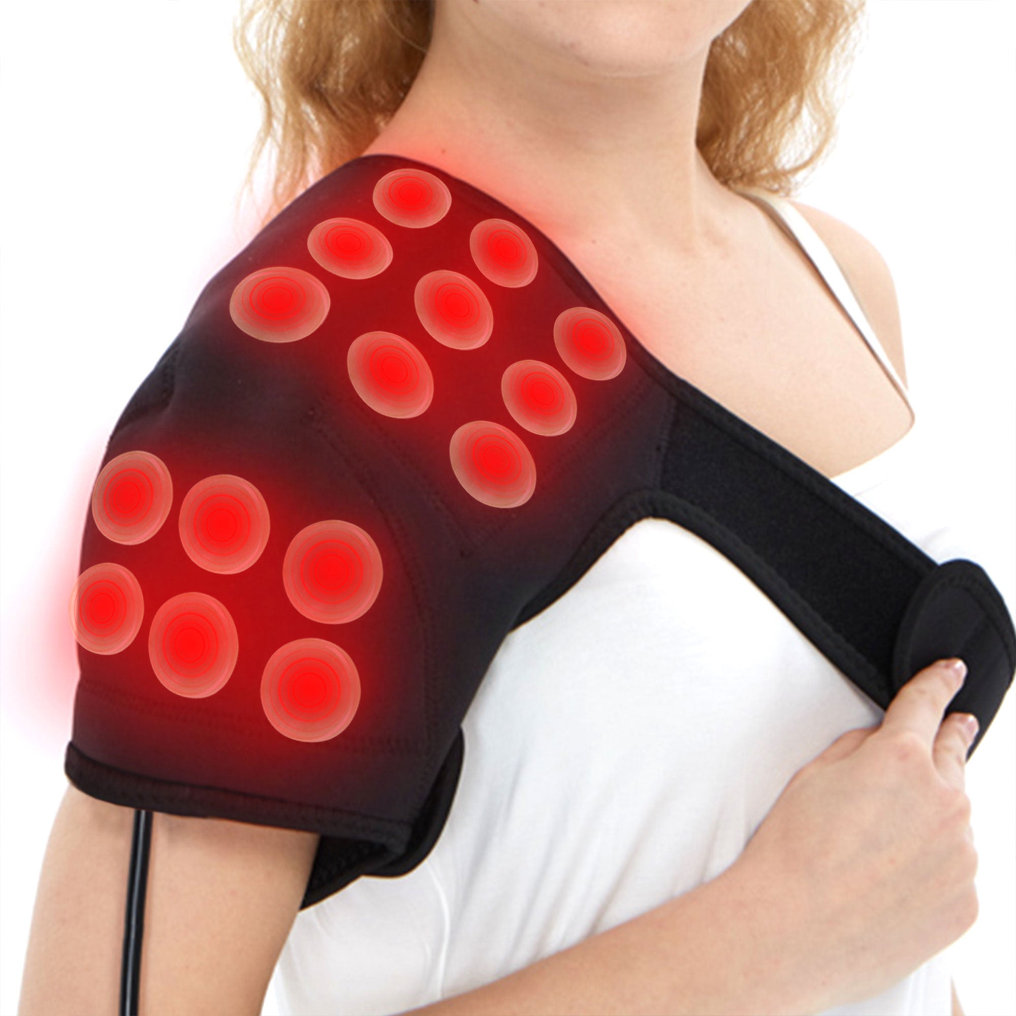 UTK Jade Stone Infrared Shoulder Pain Relief Heating Pad w/Controller(For Parts)