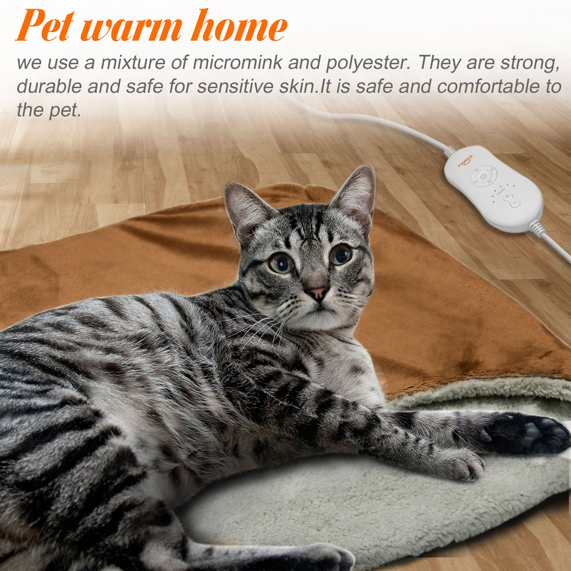 Nalax Ft Warmer Electric Heating Pad w/6 Settings and 2 Hour Auto Shutoff (Used) - VMInnovations