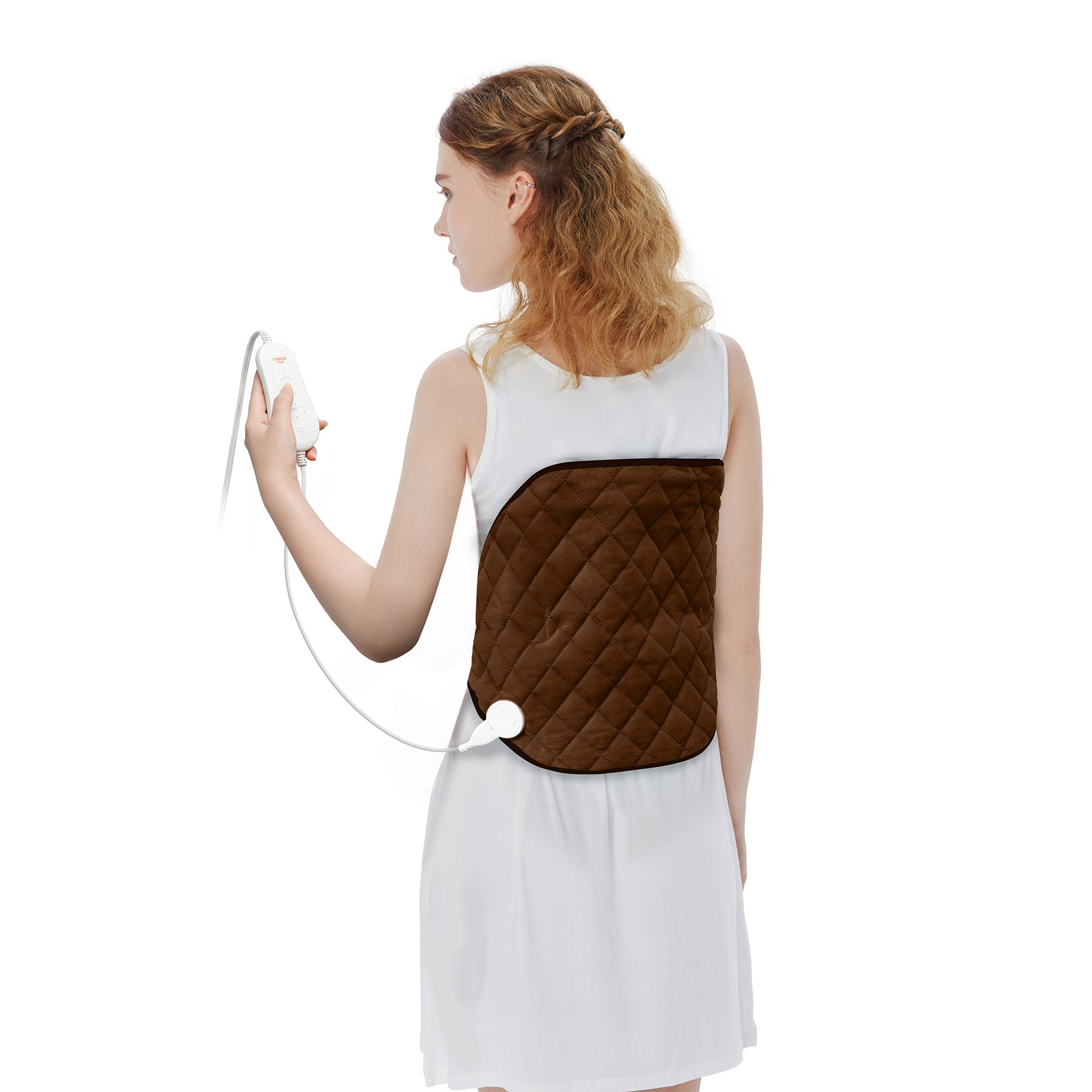 Nalax Lower Back Heating Pad w/ Adjustable Strap and Auto Shut Off (Open Box) - VMInnovations