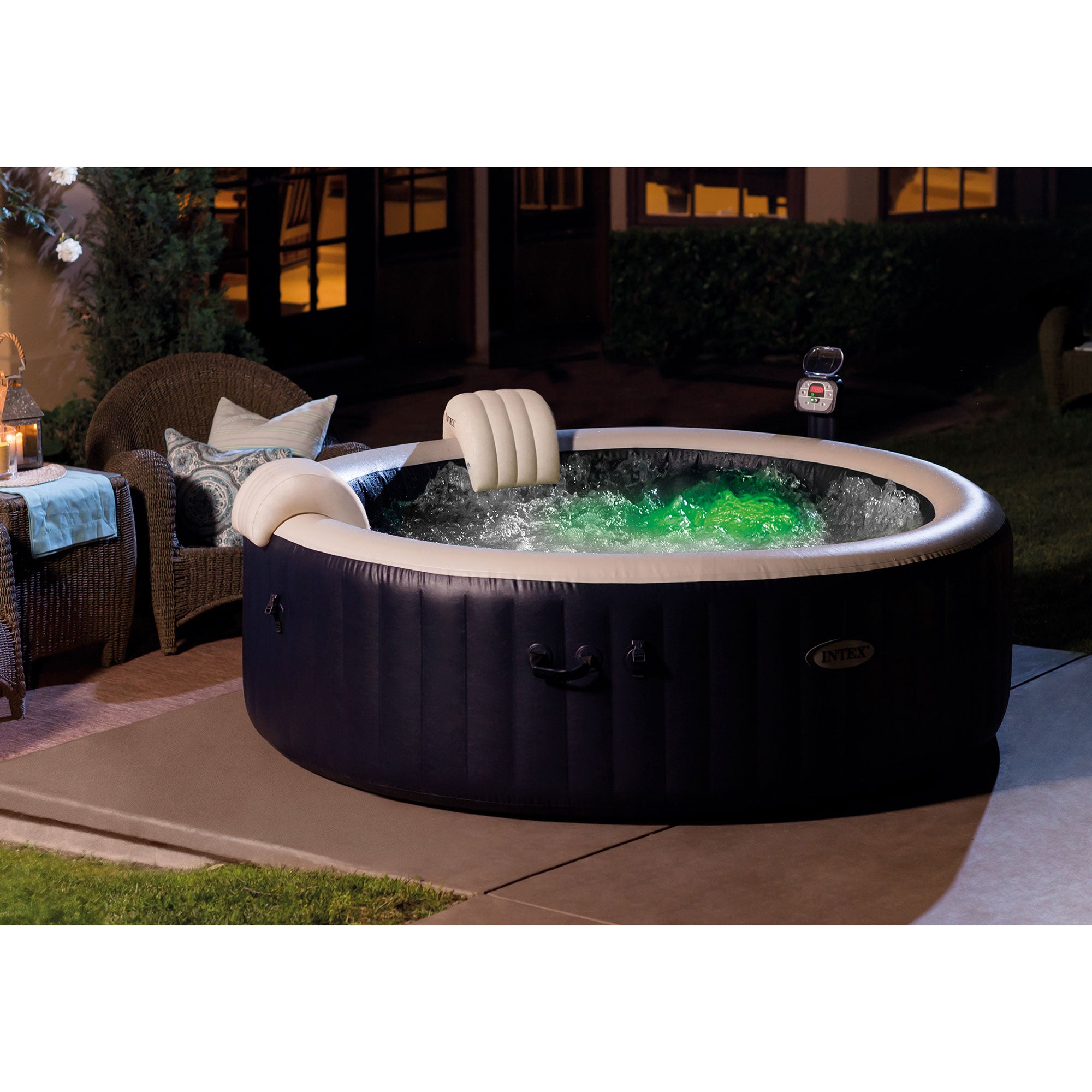 Intex Pure Spa 6-Person Inflatable Portable Heated Bubble Hot Tub (For Parts)