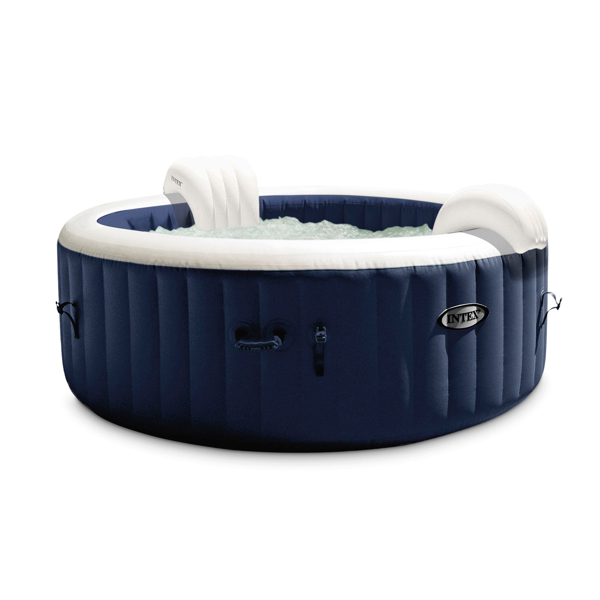 Intex PureSpa Plus 4 Person Inflatable Hot Tub Bubble Jet Spa (Open Box) - VMInnovations