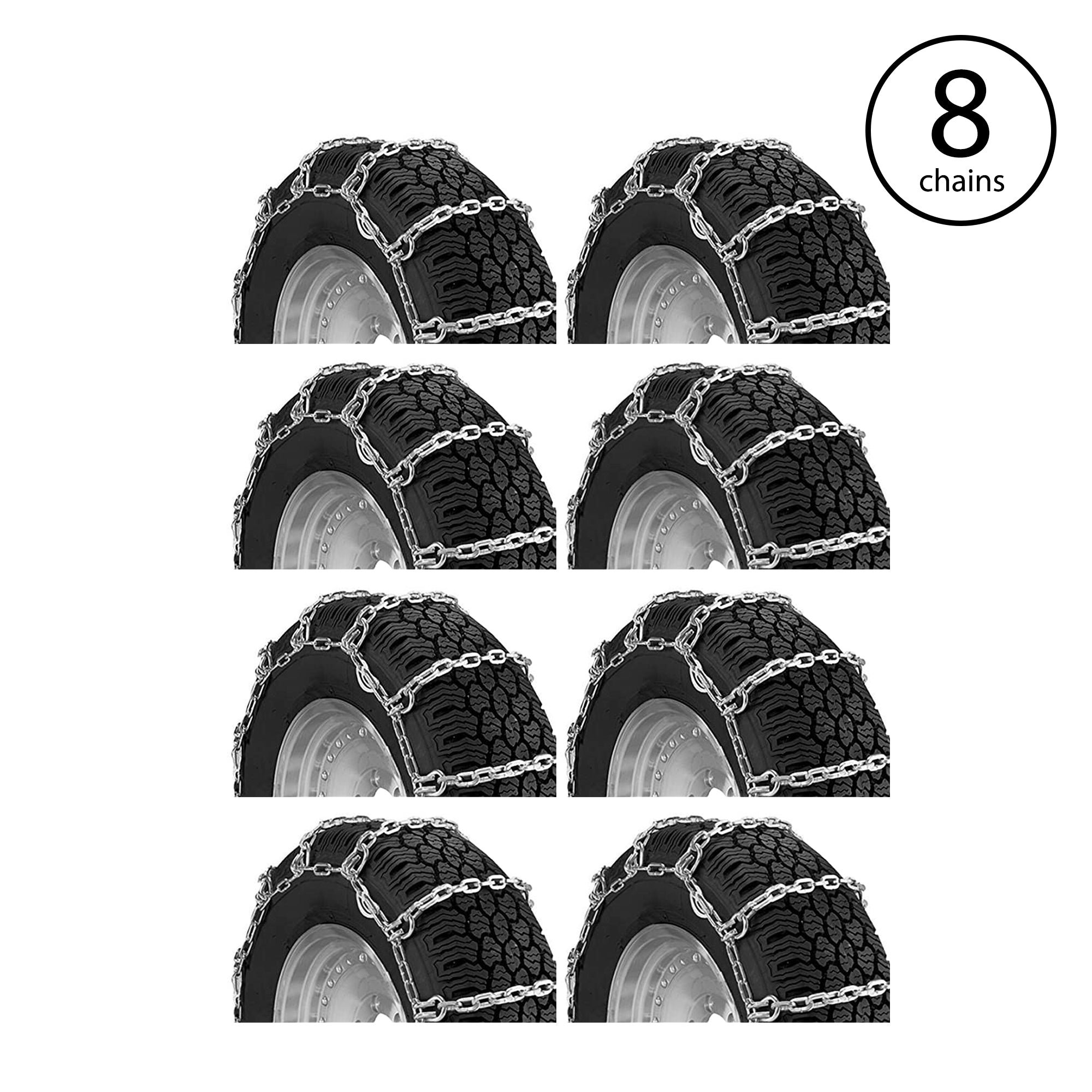 Security Chain Company QG3110 Quik Grip Square Rod Light Truck Tire Chain 8 Pack
