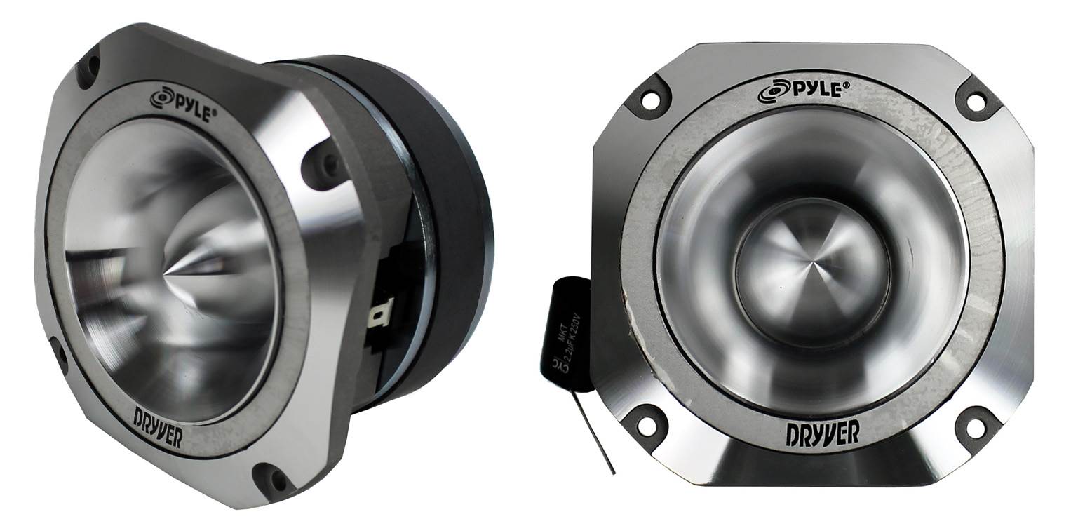 Pyle PDBT31 1.5" 1000W 4-Ohm Heavy Duty Titanium Super Car Audio Tweeters, Pair - VMInnovations