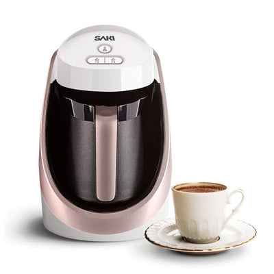 Saki Automatic Electric Turkish Coffee Maker with Cook Sense Technology, White