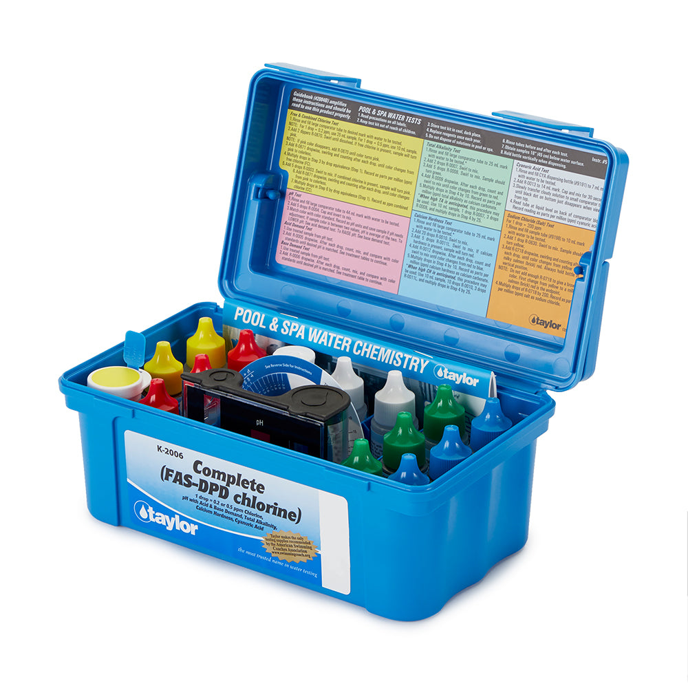 Taylor K2006 & K-1766 pH Chlorine Water Swimming Pool Test Kit & 9265 Speed Stir - VMInnovations