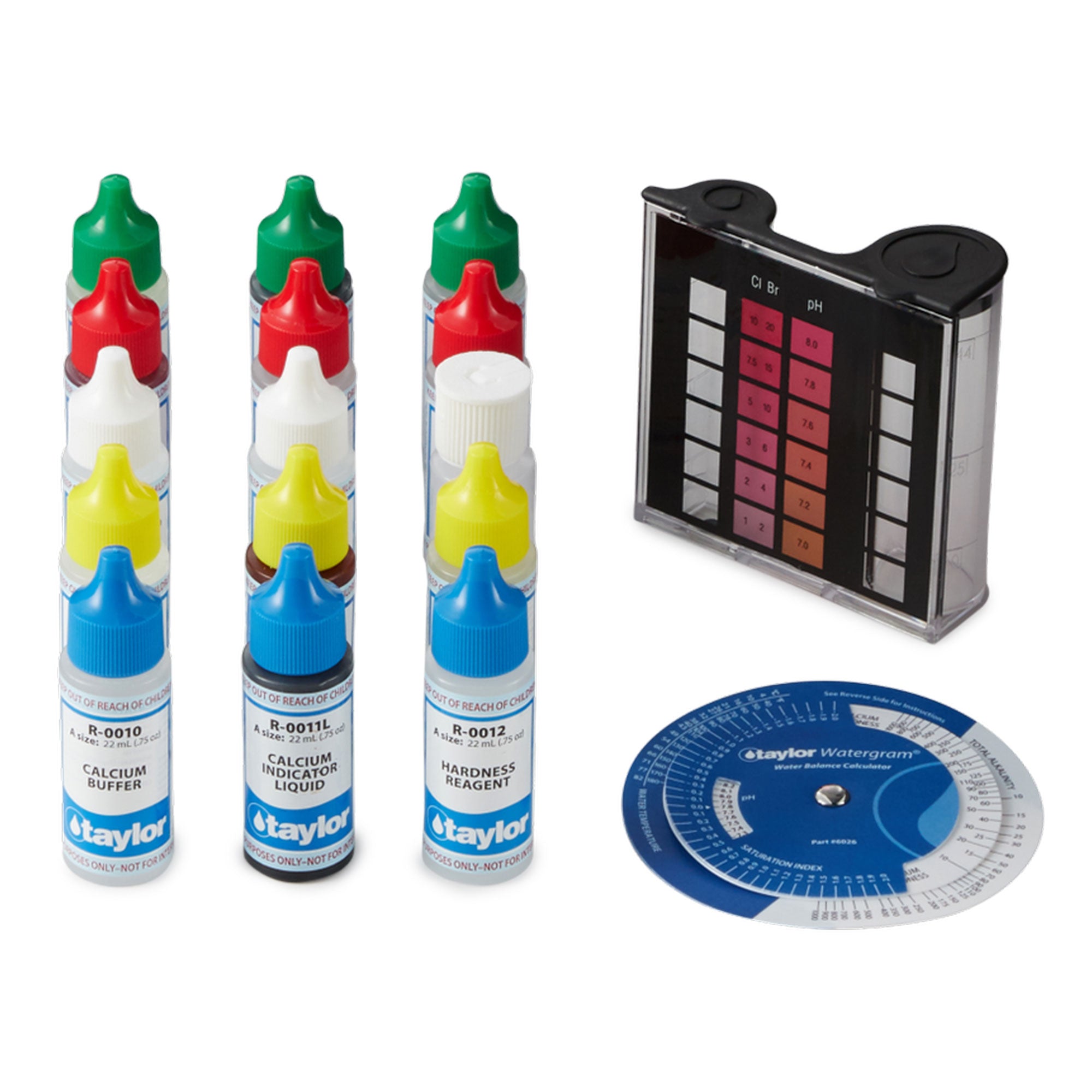 Taylor K2005 Swimming Pool Chlorine Bromine Alkalinity Hardness pH DP Test Kit - VMInnovations