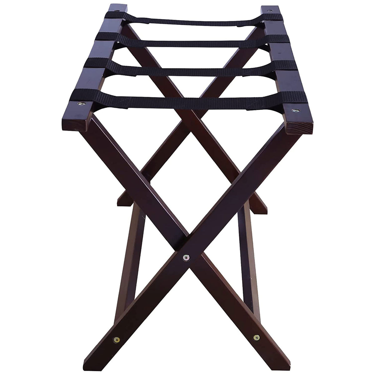 Casual Home 30 Inch Wide Heavy Duty Extra Wide Foldable Luggage Rack, Espresso