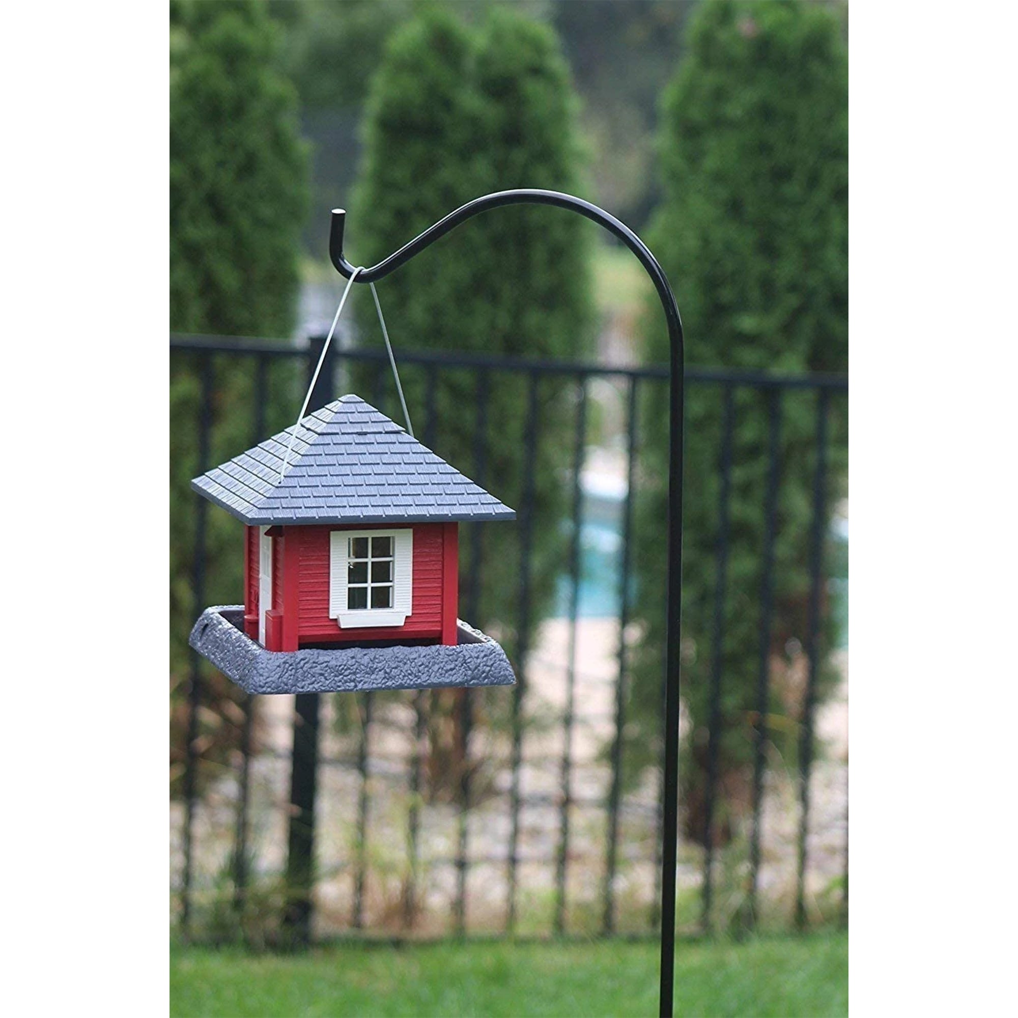 Ashman Shepherd Hook for Plants and Bird Feeders, 65 Inches Tall, 1 Side (Used) - VMInnovations