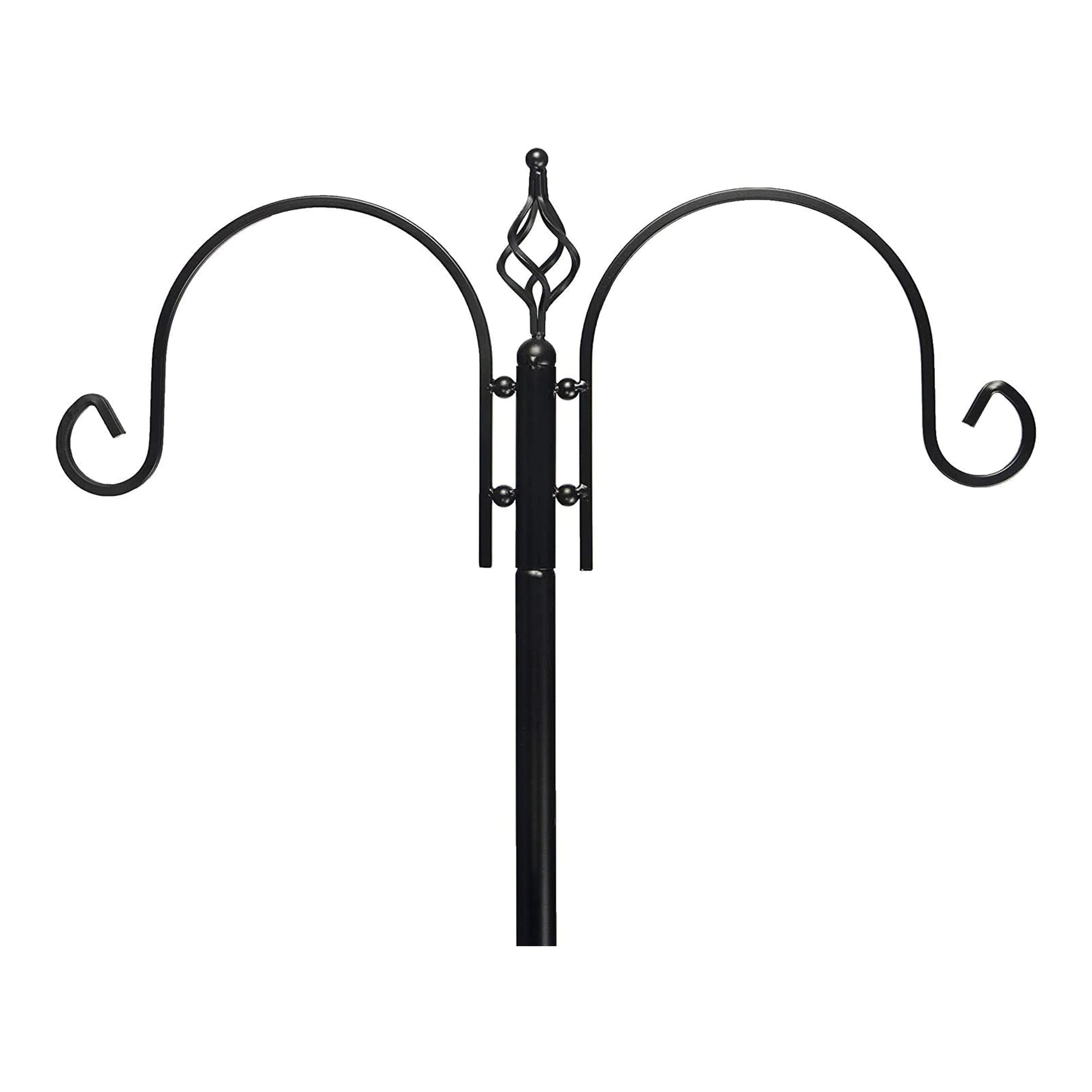 Ashman Deluxe Bird Feeding Station Kit, 92 Inch Tall, 4 Sided Hook (2 Pack)