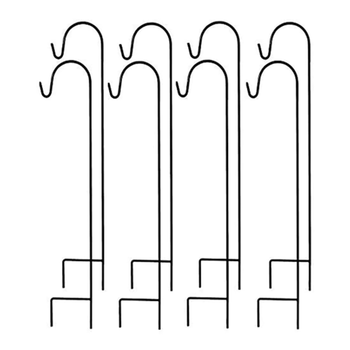 Ashman 35 Inch Shepherd's Hook Premium Plant Decor Hanger (8 Pack) (For Parts)
