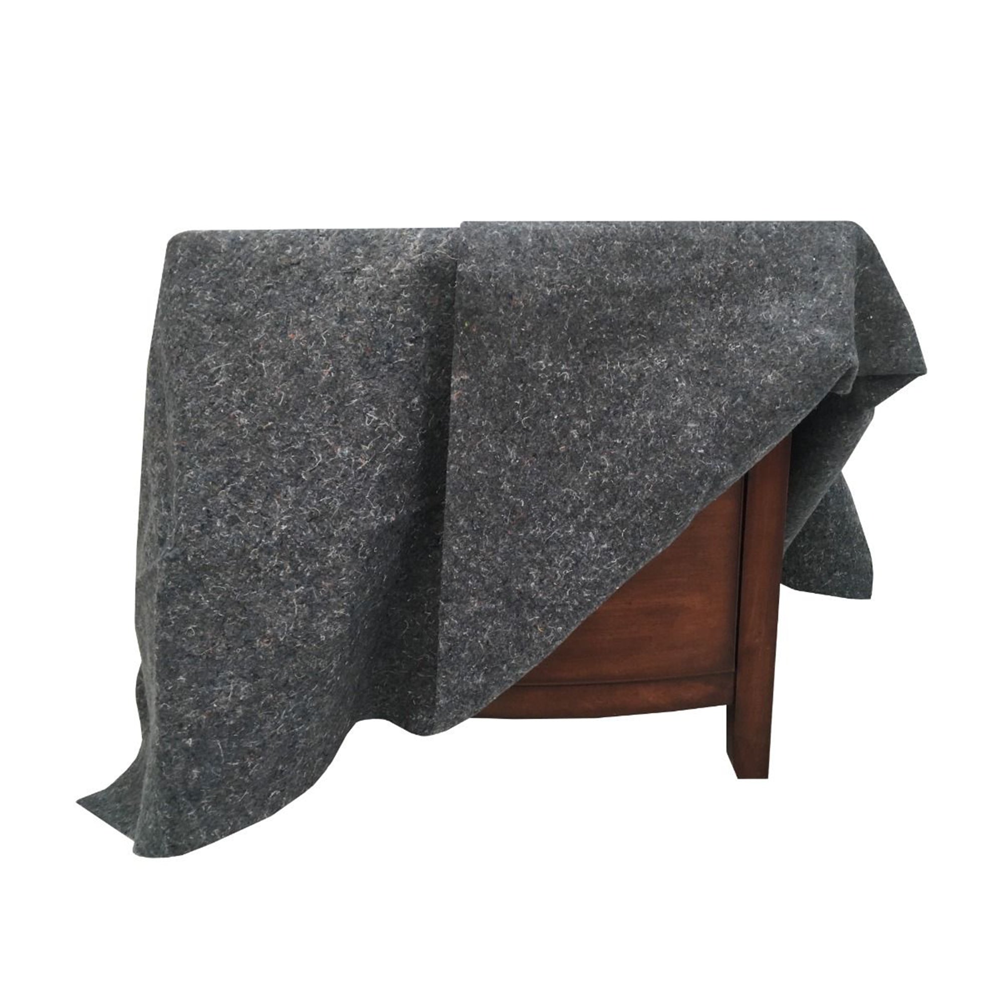 uBoxes 72x54" Textile Cotton Fiber Packing Moving Blankets, (24 Pack) (Open Box)
