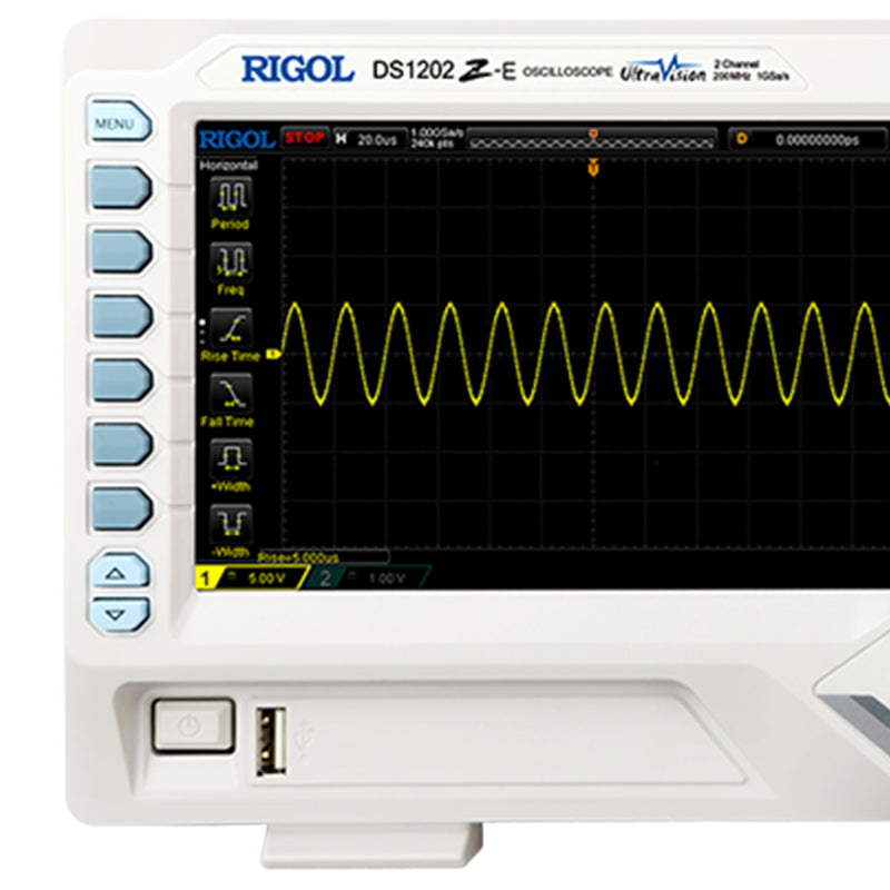 RIGOL DS1202Z 200 Megahertz 2 Channel Digital Oscilloscope with Serial Decoder