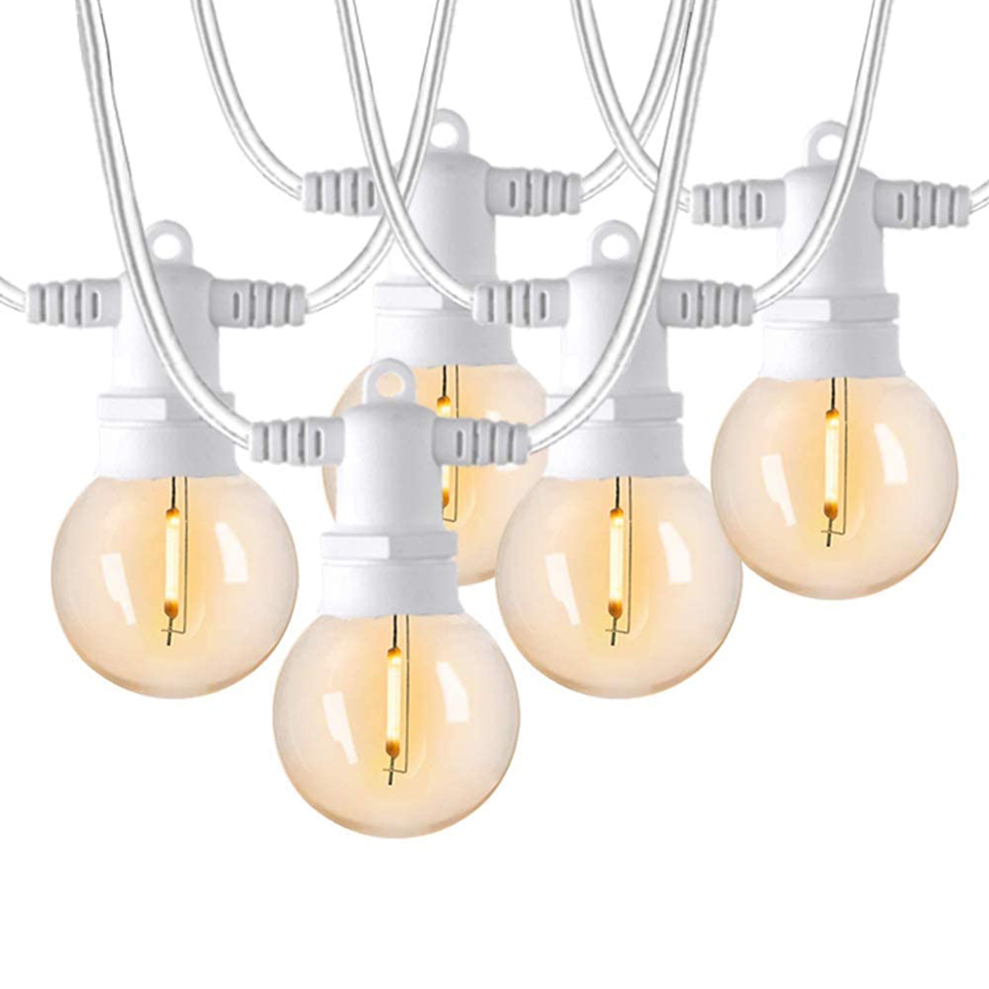 Banord LED 50 Foot String Lights, Edison Style Bulbs for Outdoor Use (Used)