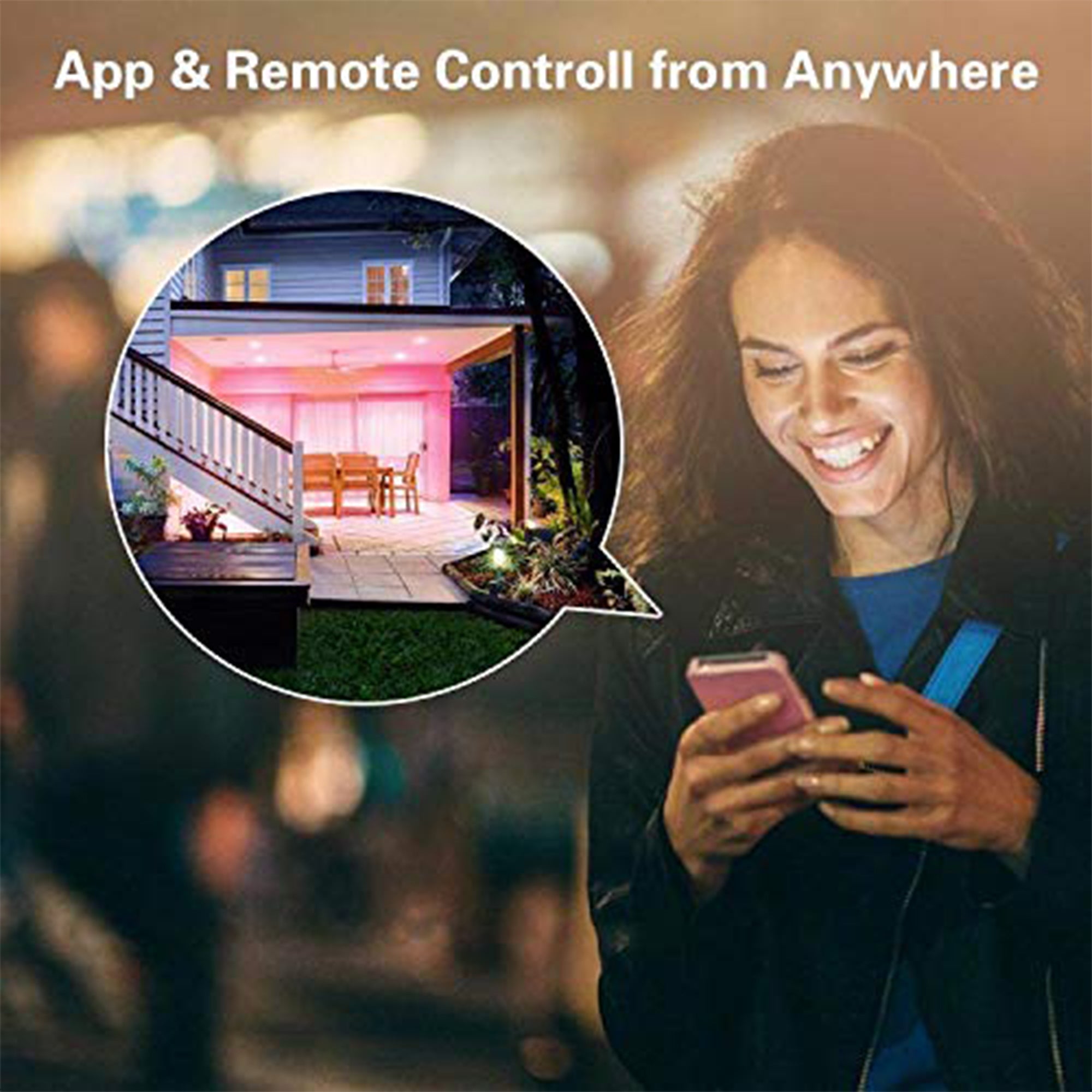 Banord Smart WiFi Dimmer Plug for LED and Incandescent String Lights (2 Pack)