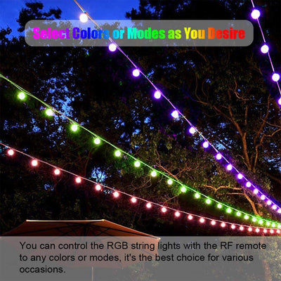 Banord LED 100 Foot Color Changing String Lights w/ Shatterproof Bulbs (3 Pack)