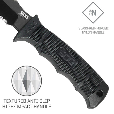 SOG Seal Pup Elite 4.75 Inch Survival Tactical Knife w/ Kydex Sheath (Open Box)