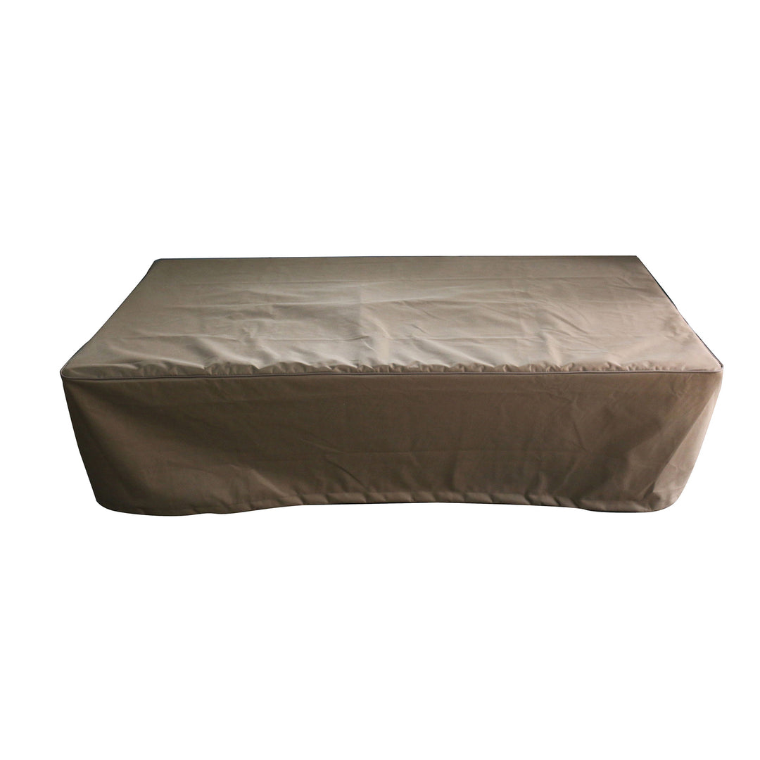 Elementi Manhattan 56 In Concrete Outdoor 45,000 BTU Natural Gas Fire Pit Table - VMInnovations
