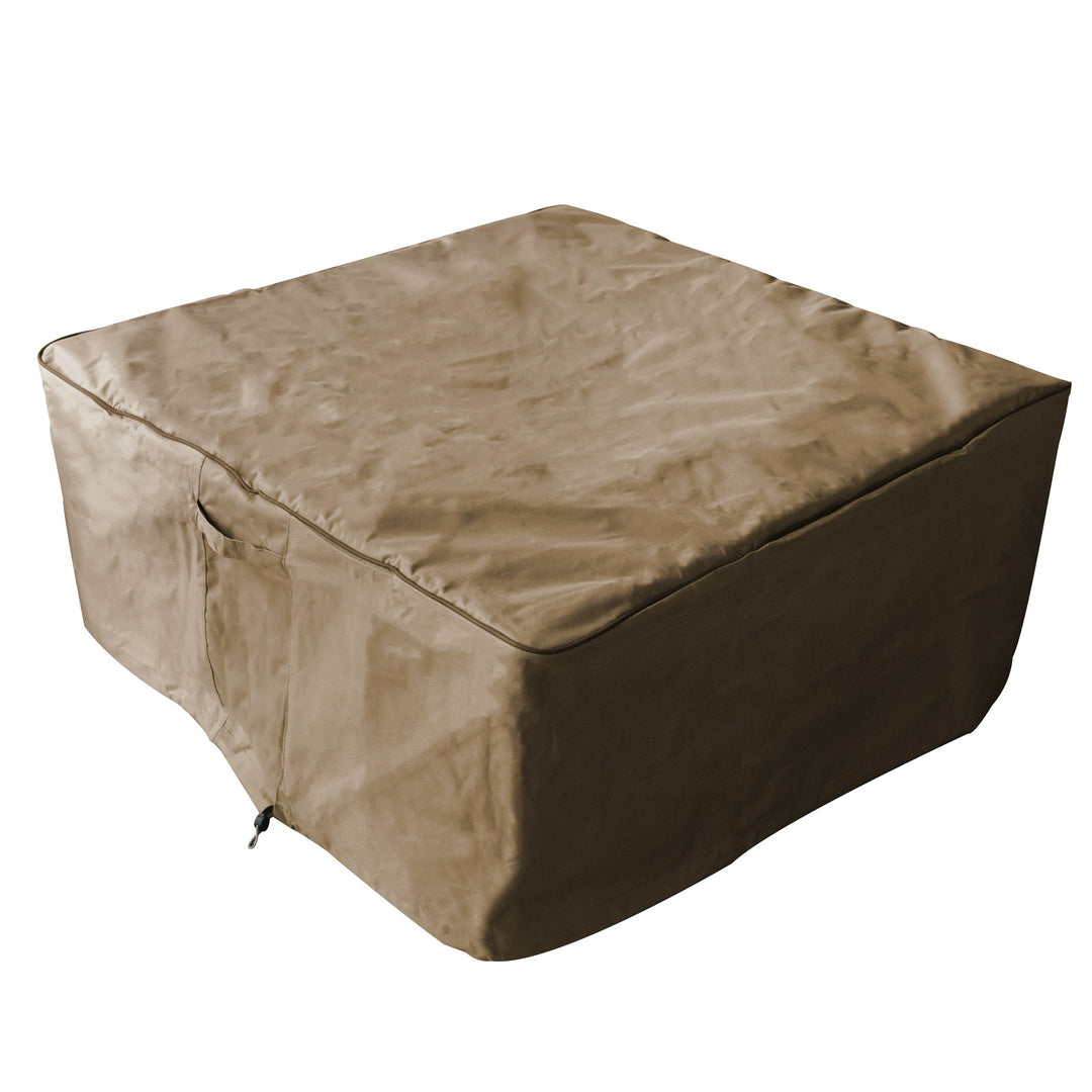 Elementi Manhattan 36" Concrete Outdoor 45,000 BTU Liquid Propane Fire Pit Table - VMInnovations