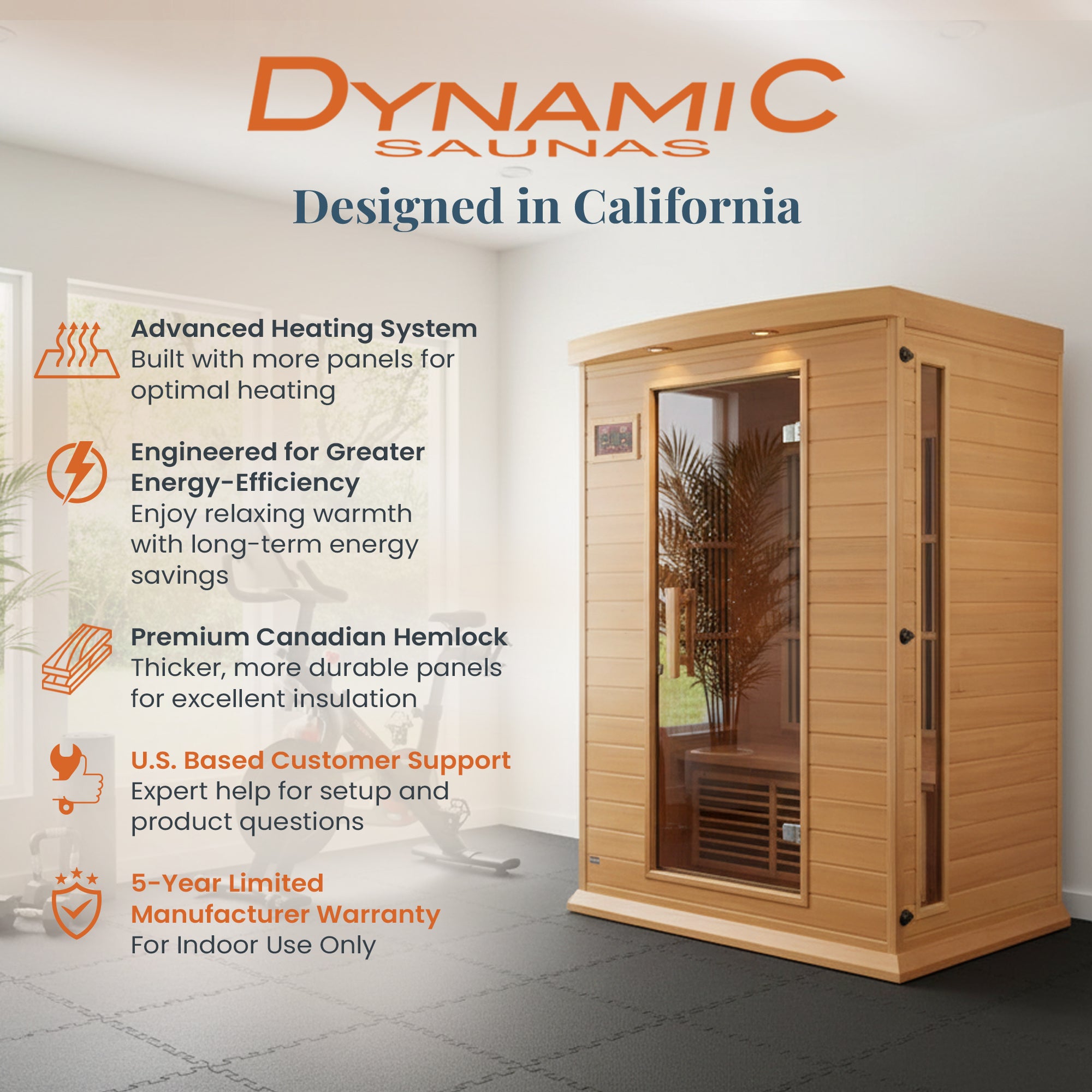 Toulouse 2 Person Infrared Sauna w/Speakers, Canadian Hemlock (Open Box)