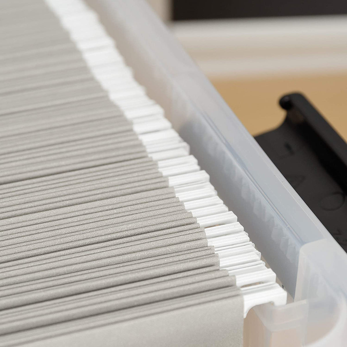 IRIS USA 32qt Letter & Legal Size Weather Tight Storage Container (12 Pack)