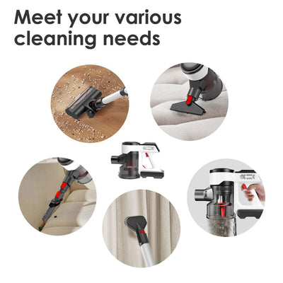 Evereze Cordless Vacuum Cleaner with 45 Minute Runtime and 1.1 Qt Large Dust Cup