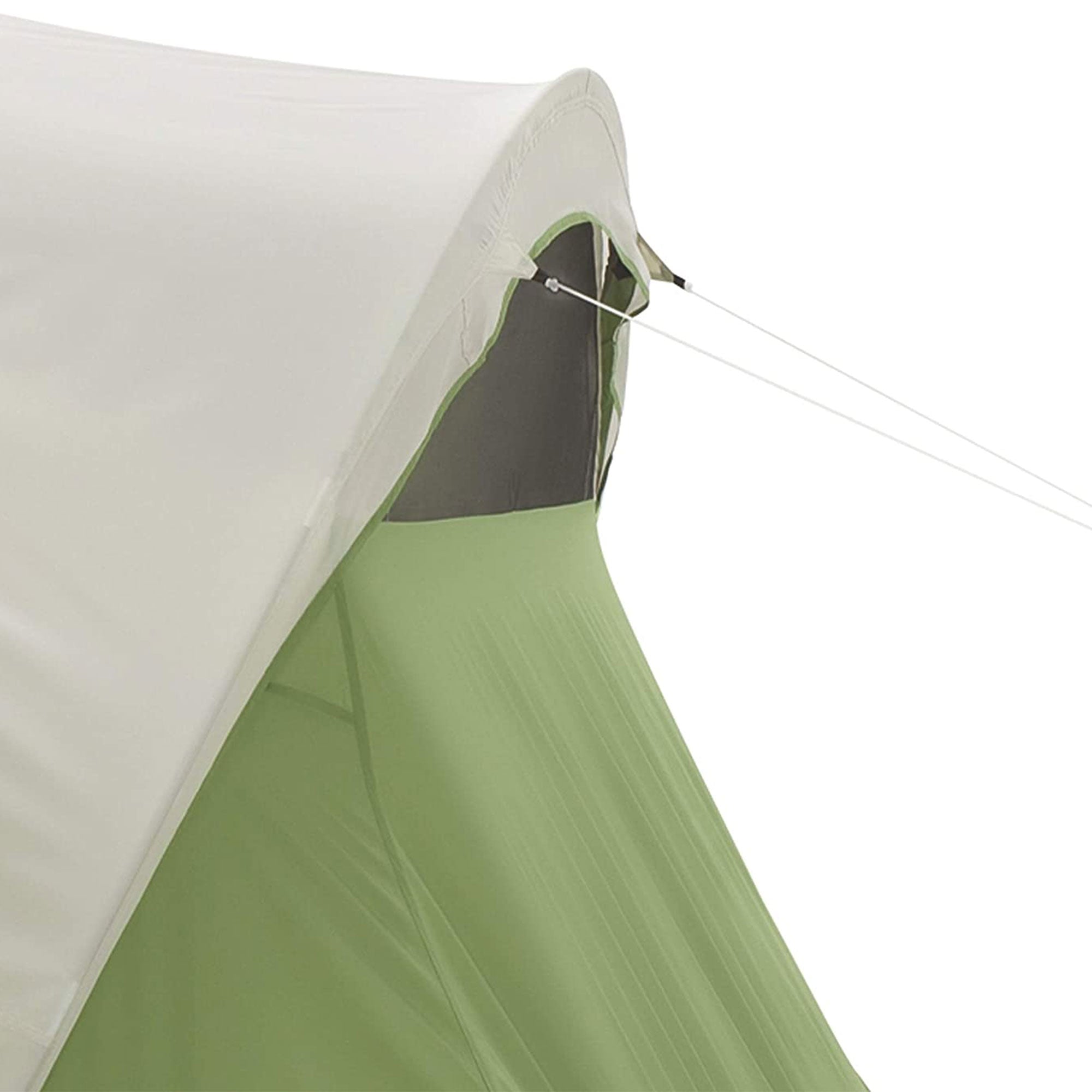 Coleman Montana Spacious 6 Person Cabin Camping Tent with Extended Awning, Green