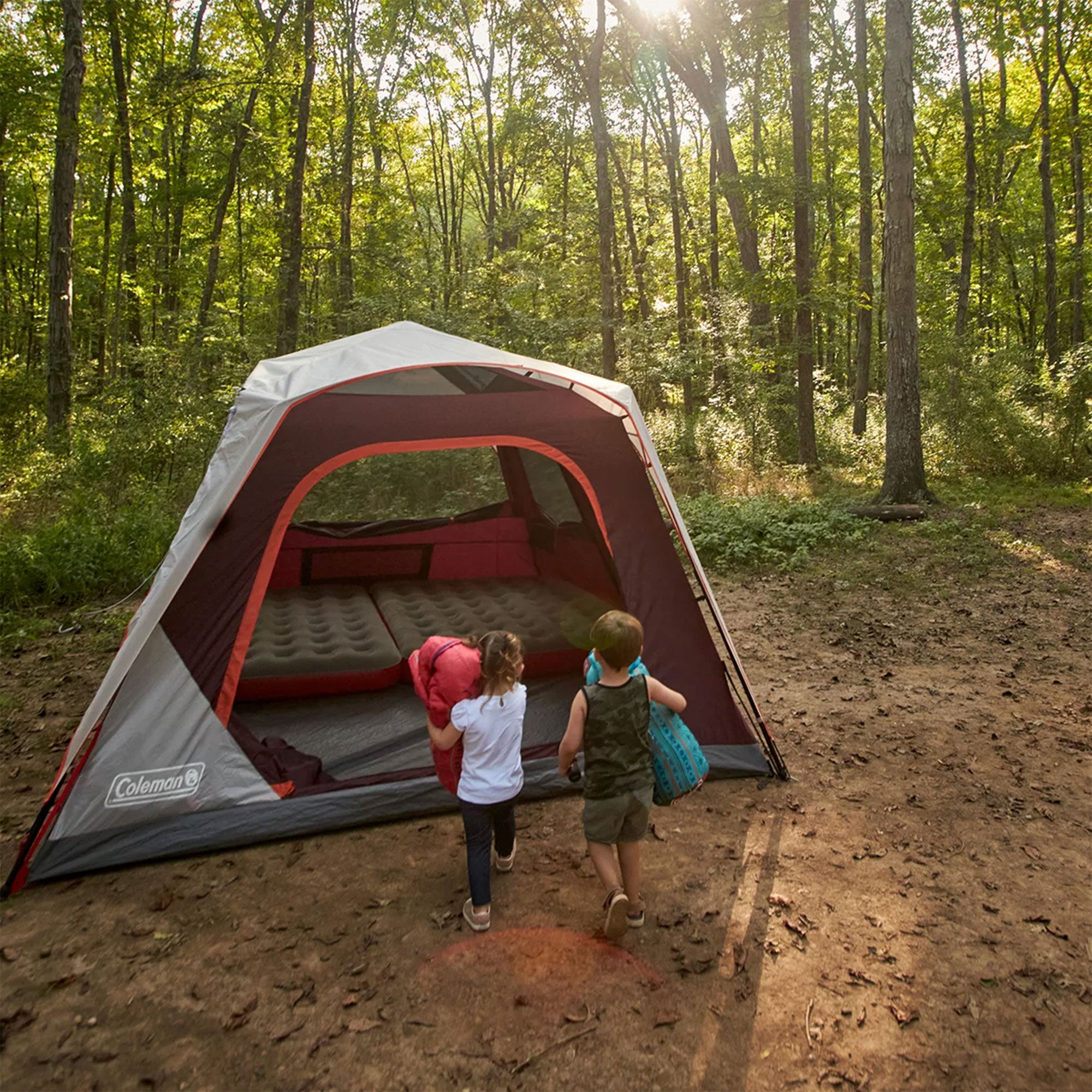 Coleman Skylodge WeatherTec Instant 10 Person Family Camping Tent (Open Box) - VMInnovations