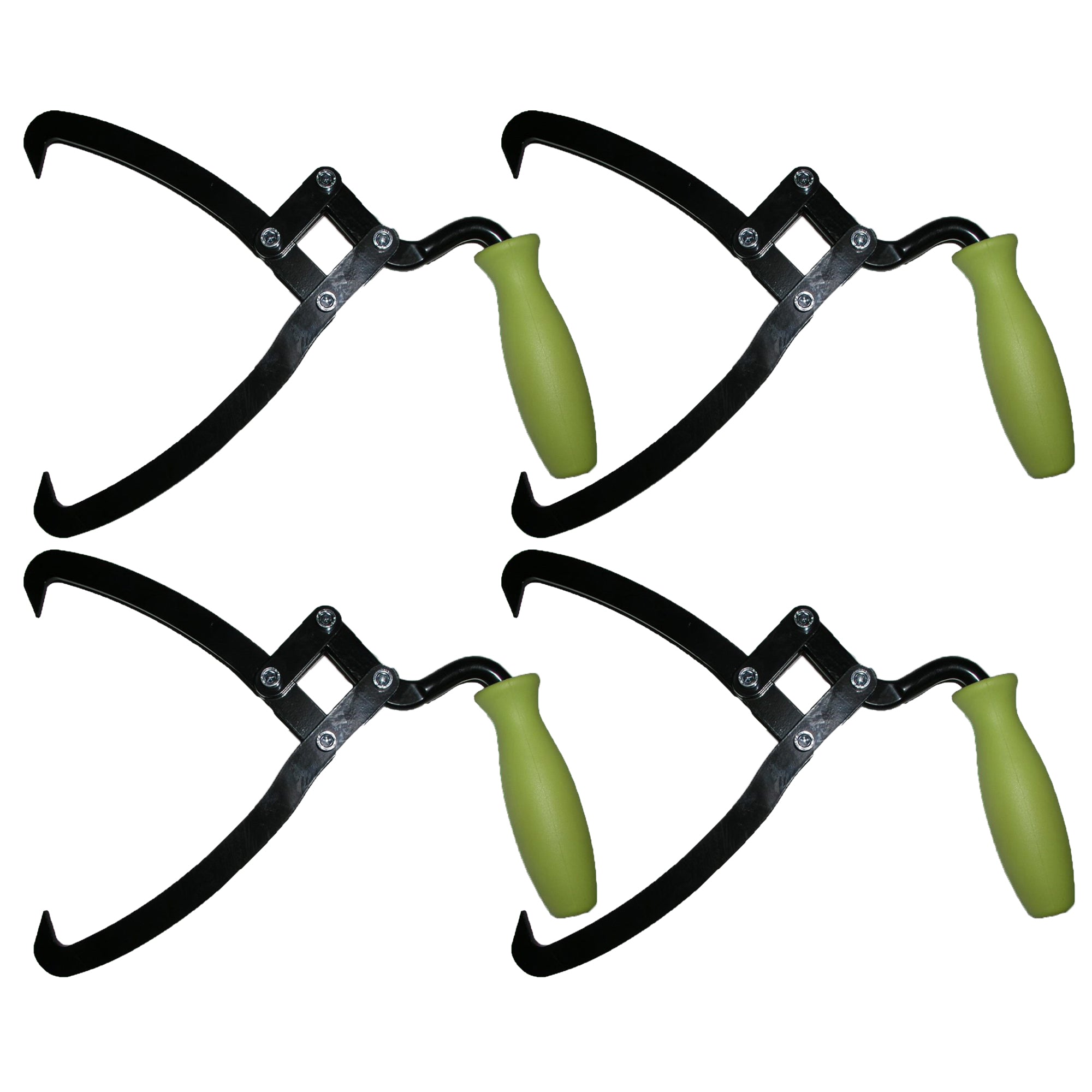 Timber Tuff TMW-40 Metal Woodworking and Logging Log Grabber Tongs (4 Pack)