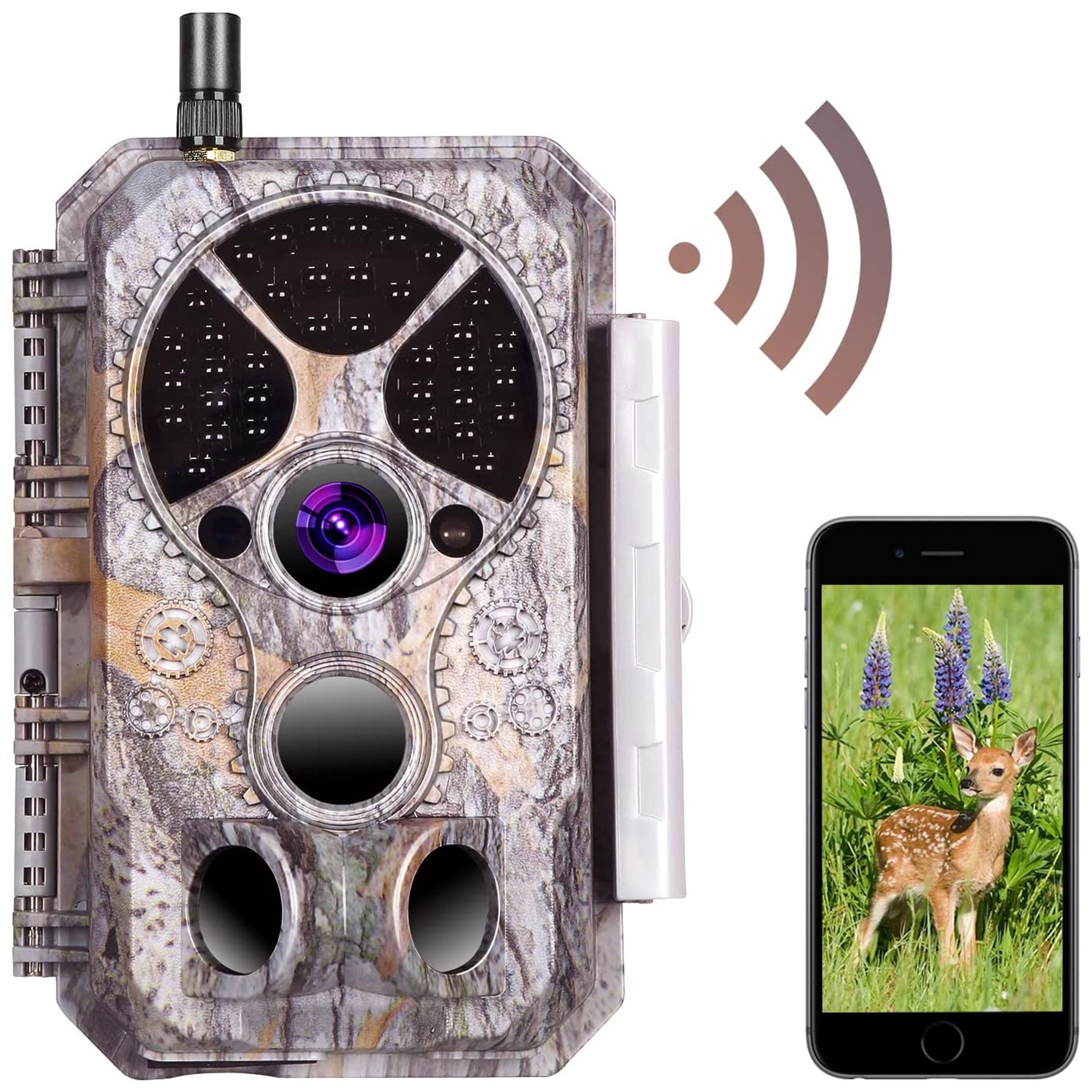 BlazeVideo Wireless Waterproof Night Vision Game Camera with Wide Angle Lens
