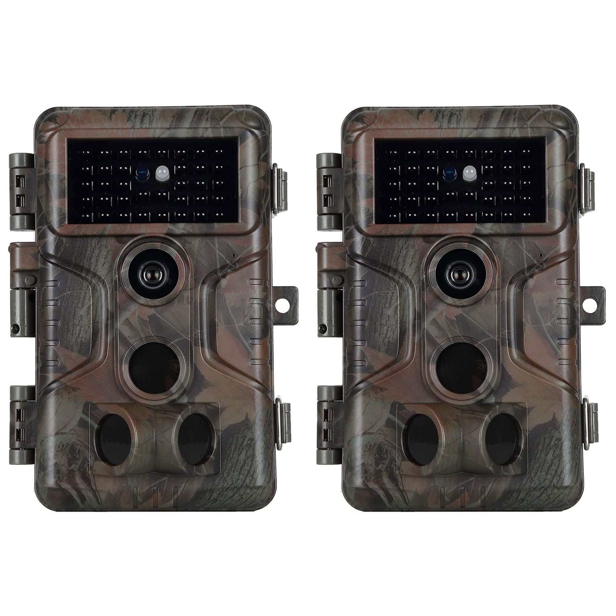 Agitato No Glow Game and Deer Trail Camera with 100 Foot Night Vision (2 Pack)