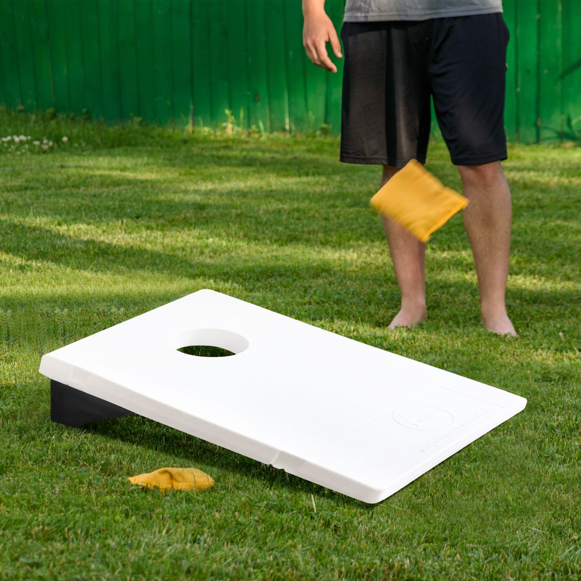 EZ Carry Portable All Weather Cornhole Set w/ Boards and Beanbags (For Parts) - VMInnovations