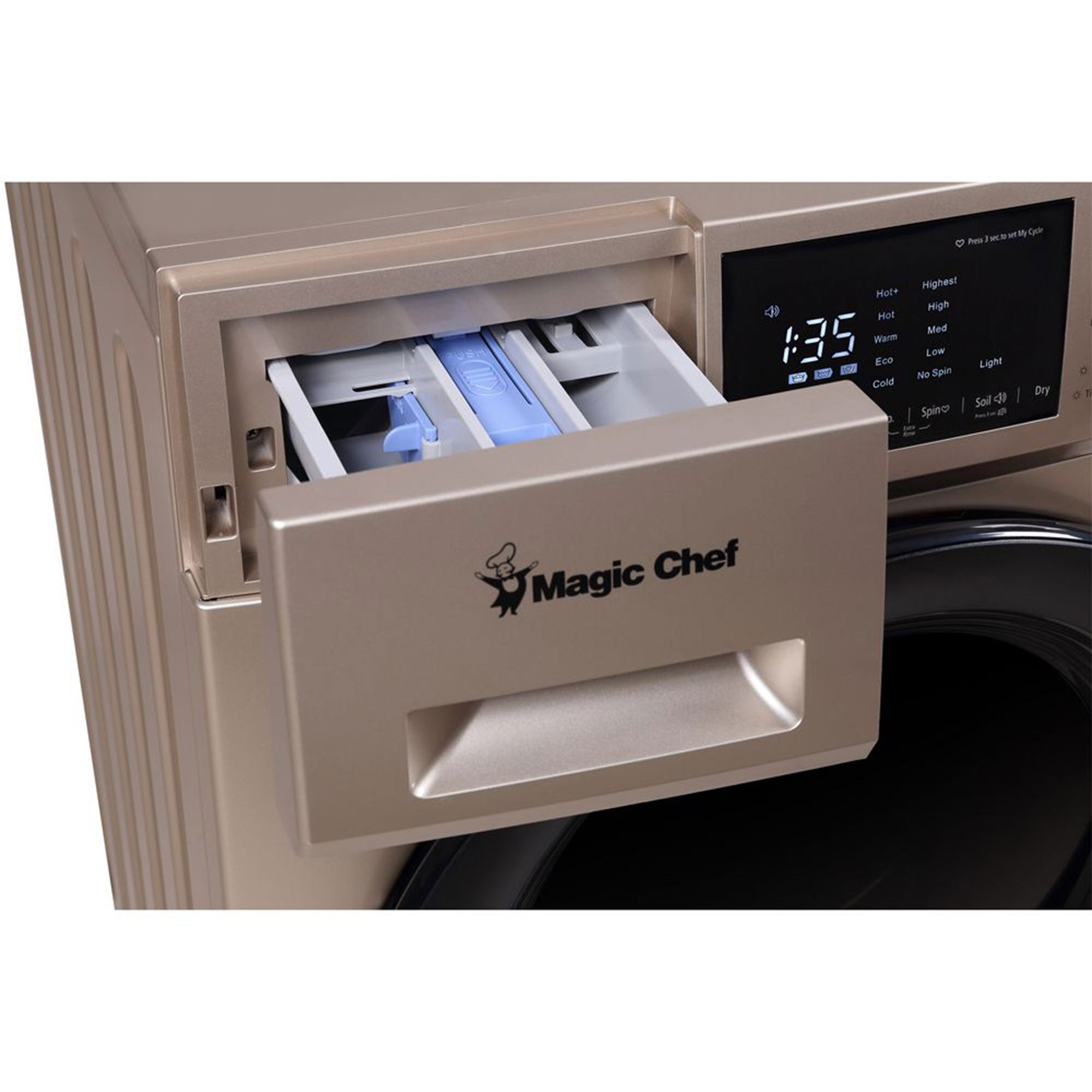 Magic Chef MCSCWD27G5 24 Inch Standalone Front Load Combination Washer and Dryer - VMInnovations