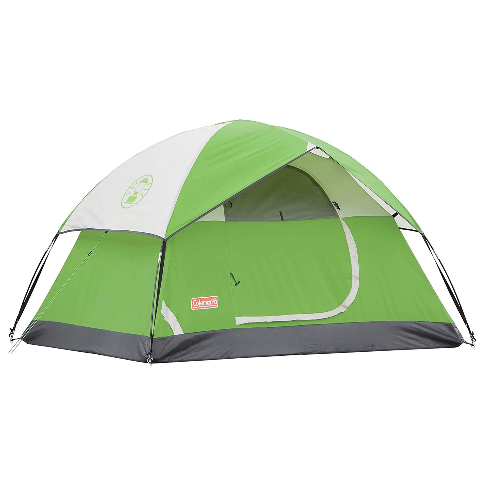 Coleman Sundome Quick Setup 2 to 3 Person Camping Tent with Rainfly, Palm Green - VMInnovations