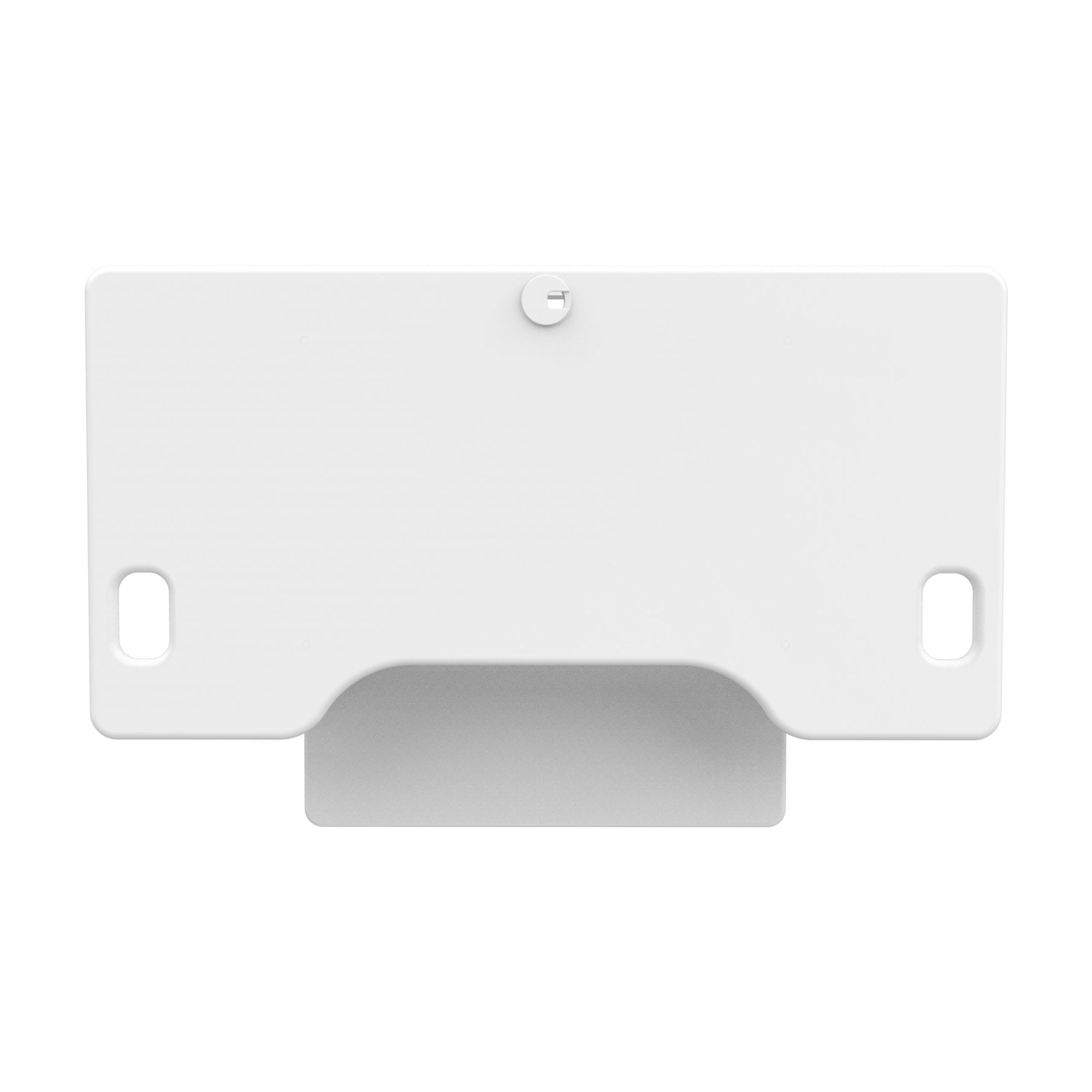 Rocelco Standing Desk Converter 46 Inch Deluxe Adjustable Support Riser, White - VMInnovations