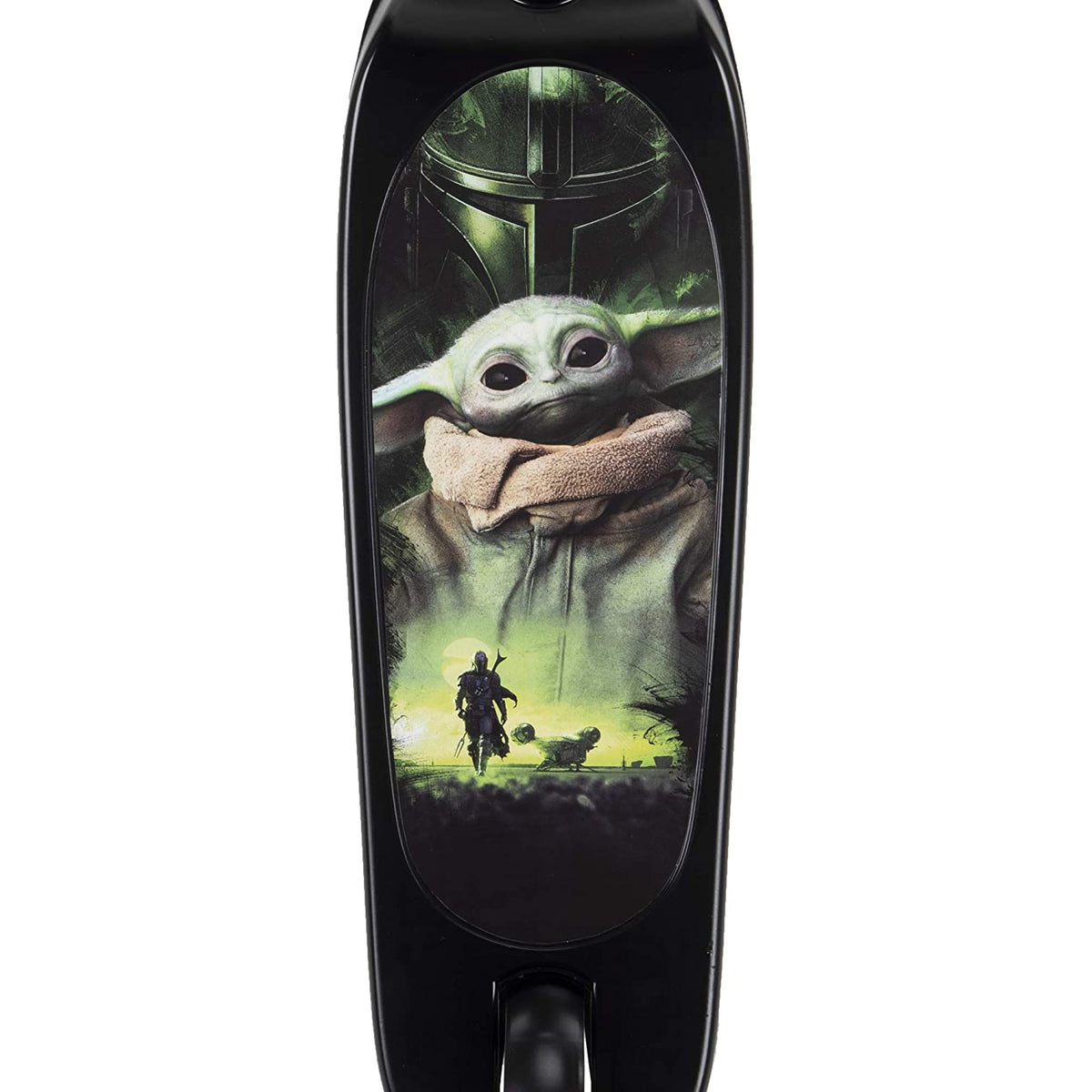 Huffy Kids Ages 3+ Star Wars The Child 3 Wheel Tilt N Turn Steel Scooter, Green