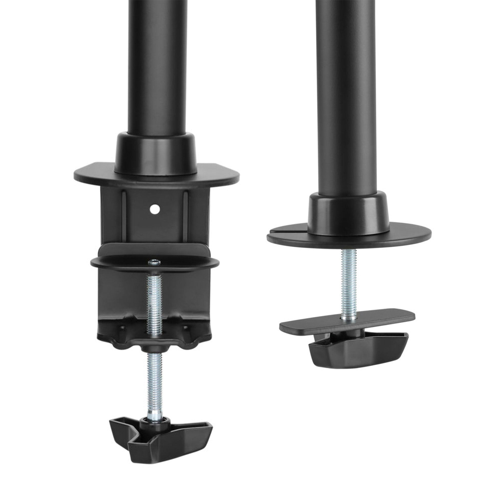 Rocelco 46 Inch Standing Desk Converter and Adjustable Triple Monitor Desk Mount - VMInnovations