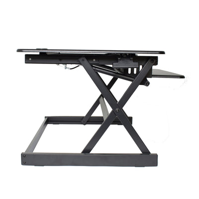 Rocelco Standing Desk Converter 40 Inch Deluxe Adjustable Support Riser, Black