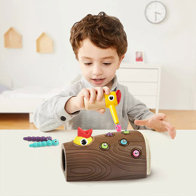 Topbright Hungry Woodpecker Feeding Game Montessori Toy for Fine Motor Skills