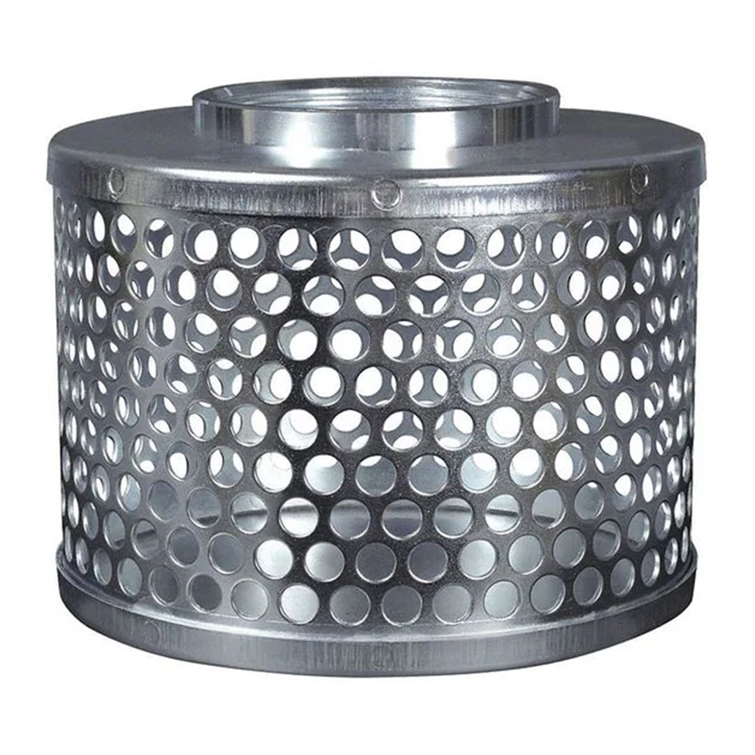 Apache 70002507 6in Corrosion Resisting Plated Steel Round Hole Suction Strainer - VMInnovations