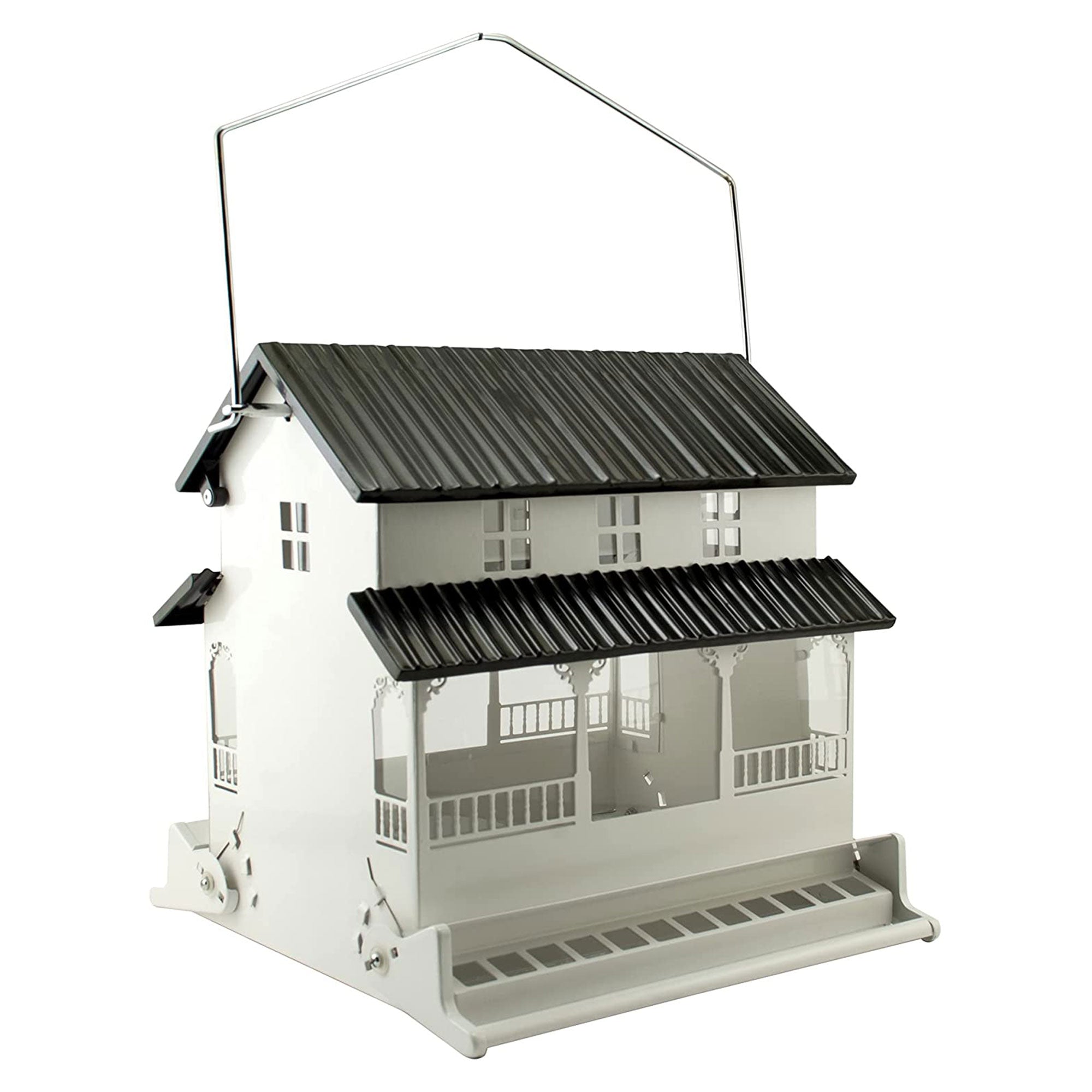 Heritage Farms Hanging Mount Backyard Squirrel Resistant Farmhouse Bird Feeder - VMInnovations