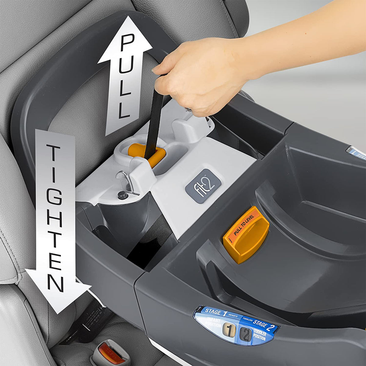 Chicco Fit2 Infant and Toddler Rear Facing Convertible Car Seat w/ Base, Cienna - VMInnovations