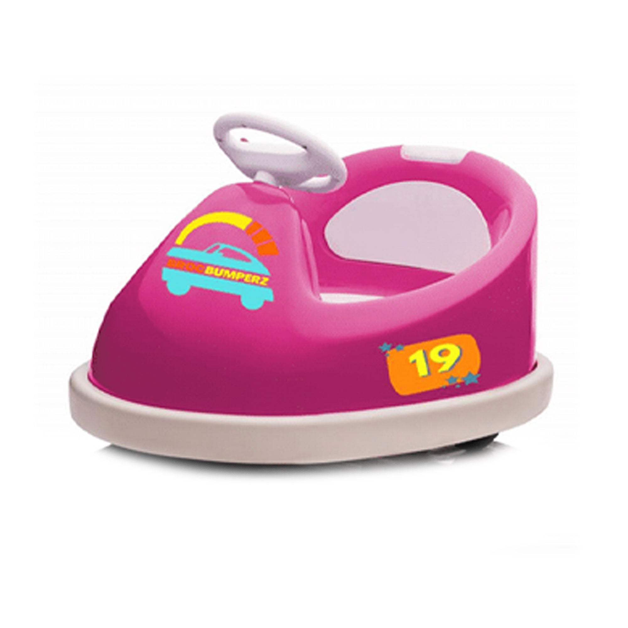 Best Ride On Cars Bumperz 6V Kids Battery Powered Bumper Car, Pink (Open Box) - VMInnovations