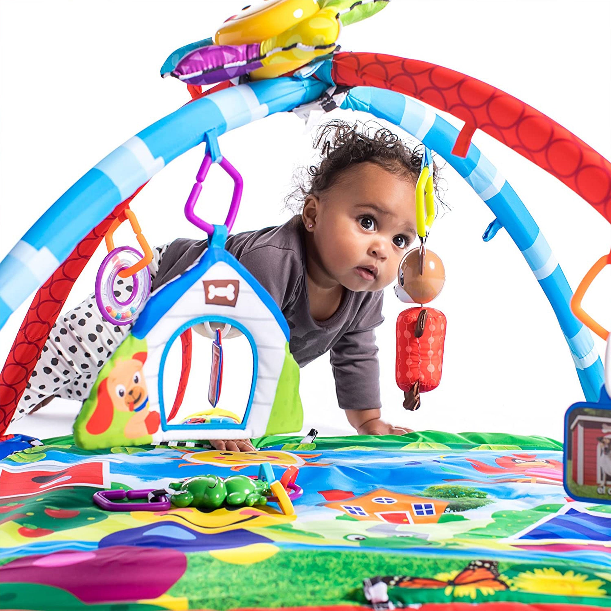 Baby Einstein Caterpillar and Friends Lights and Music Infant Activity Gym Mat