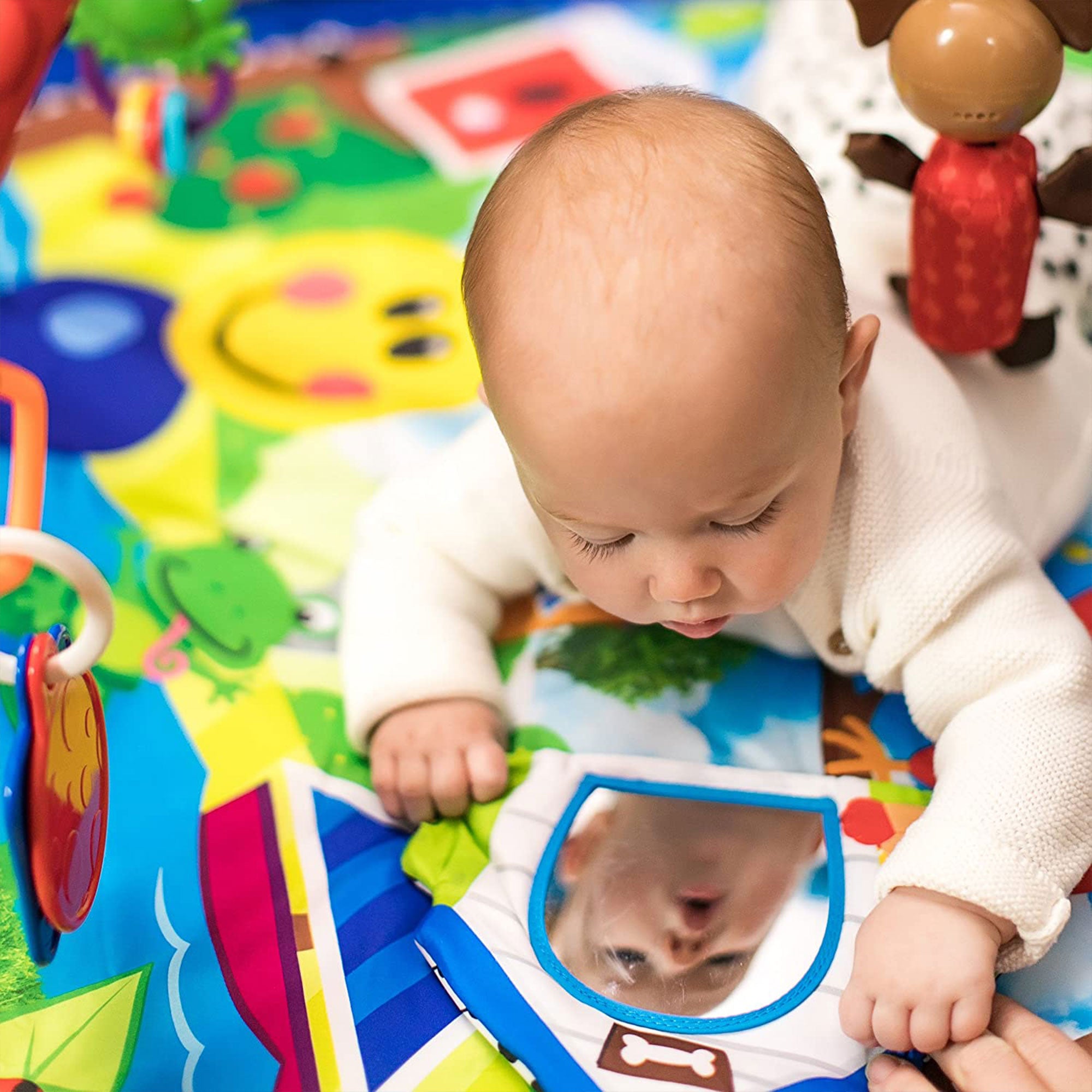 Baby Einstein Caterpillar and Friends Lights and Music Infant Activity Gym Mat